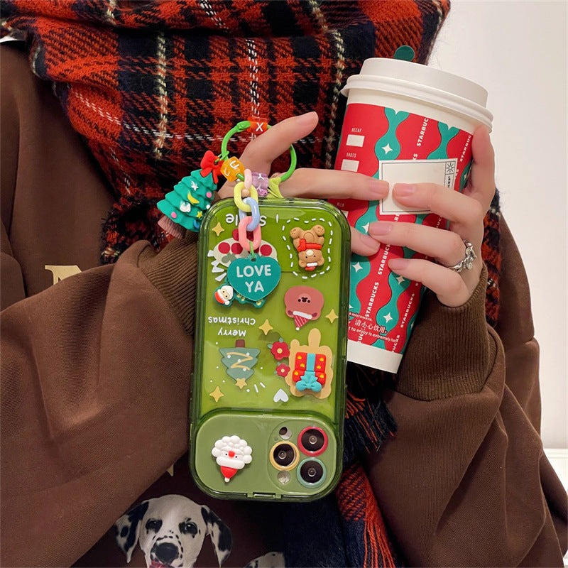 Christmas Phone Case For I Phone 15 14 13 12 11 Pro Max Pro Silicone Protection Cover