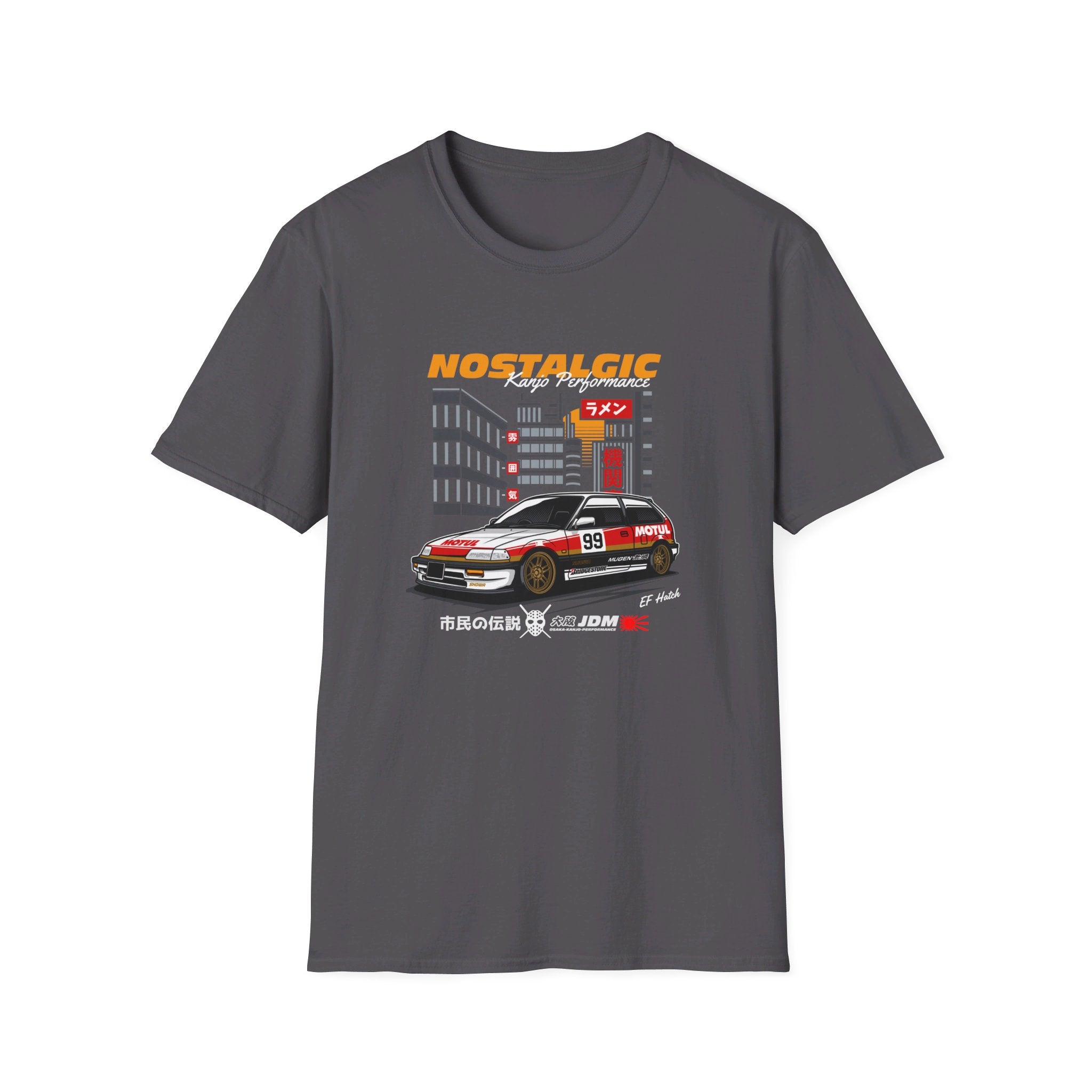 Nostalgic Honda Civic EF Hatch T-Shirt Celebrate a Classic JDM Icon