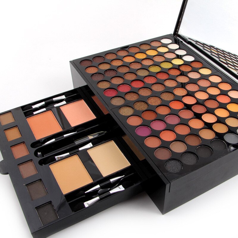180-Color All-in-One Makeup Palette – Eyeshadow, Blush, Contour & Powder Set
