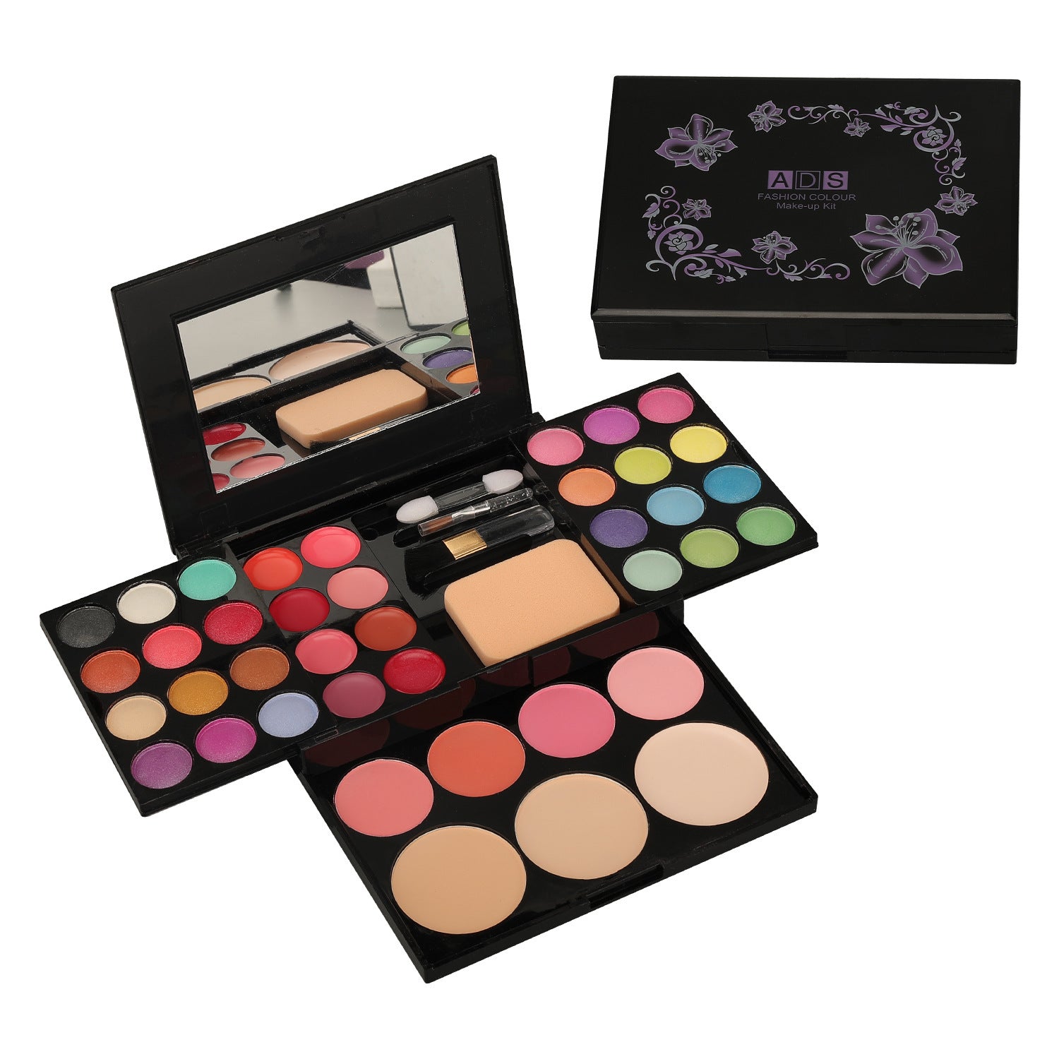 Silky Shine Eyeshadow Palette – Matte & Shimmer Eye Makeup Kit