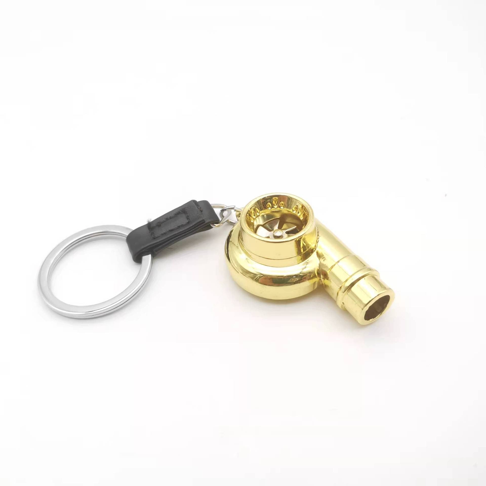 Turbo Whistle Keychain – Alloy Metal Simulation Turbo Model for Car Enthusiasts (1pc)