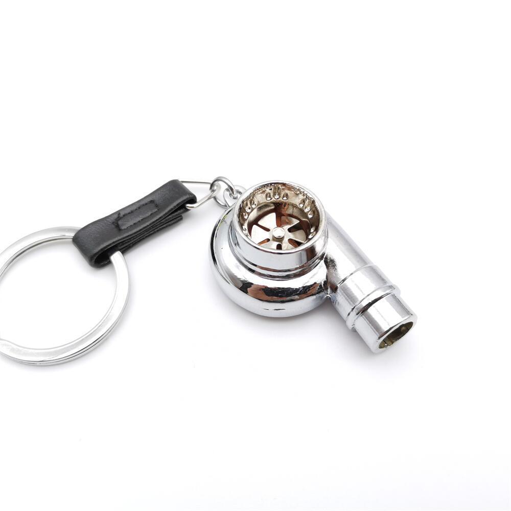 Turbo Whistle Keychain – Alloy Metal Simulation Turbo Model for Car Enthusiasts (1pc)