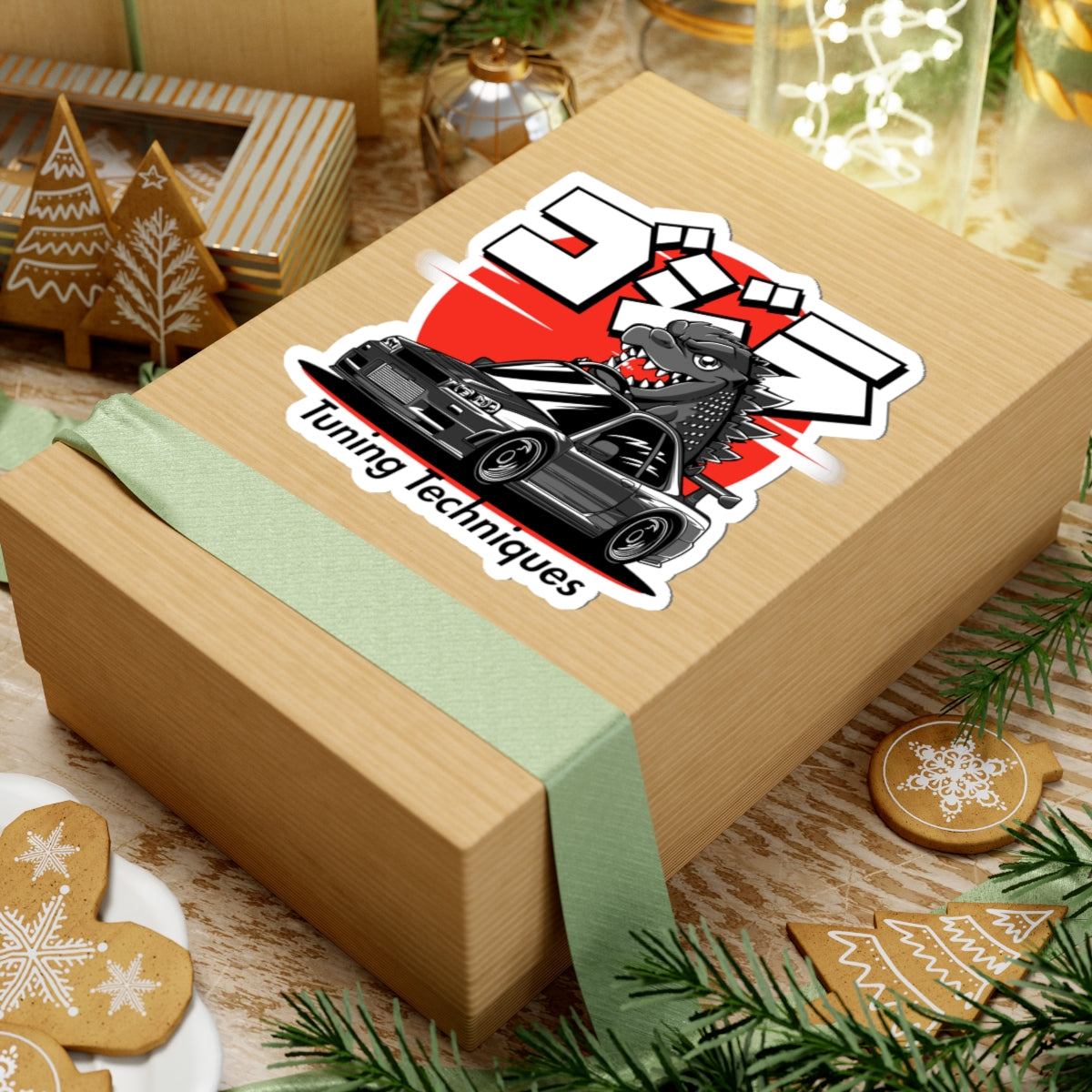 Skyline R34 Godzilla Kiss-Cut Stickers, Car Decals, Laptop Stickers, Sports Enthusiast Gifts