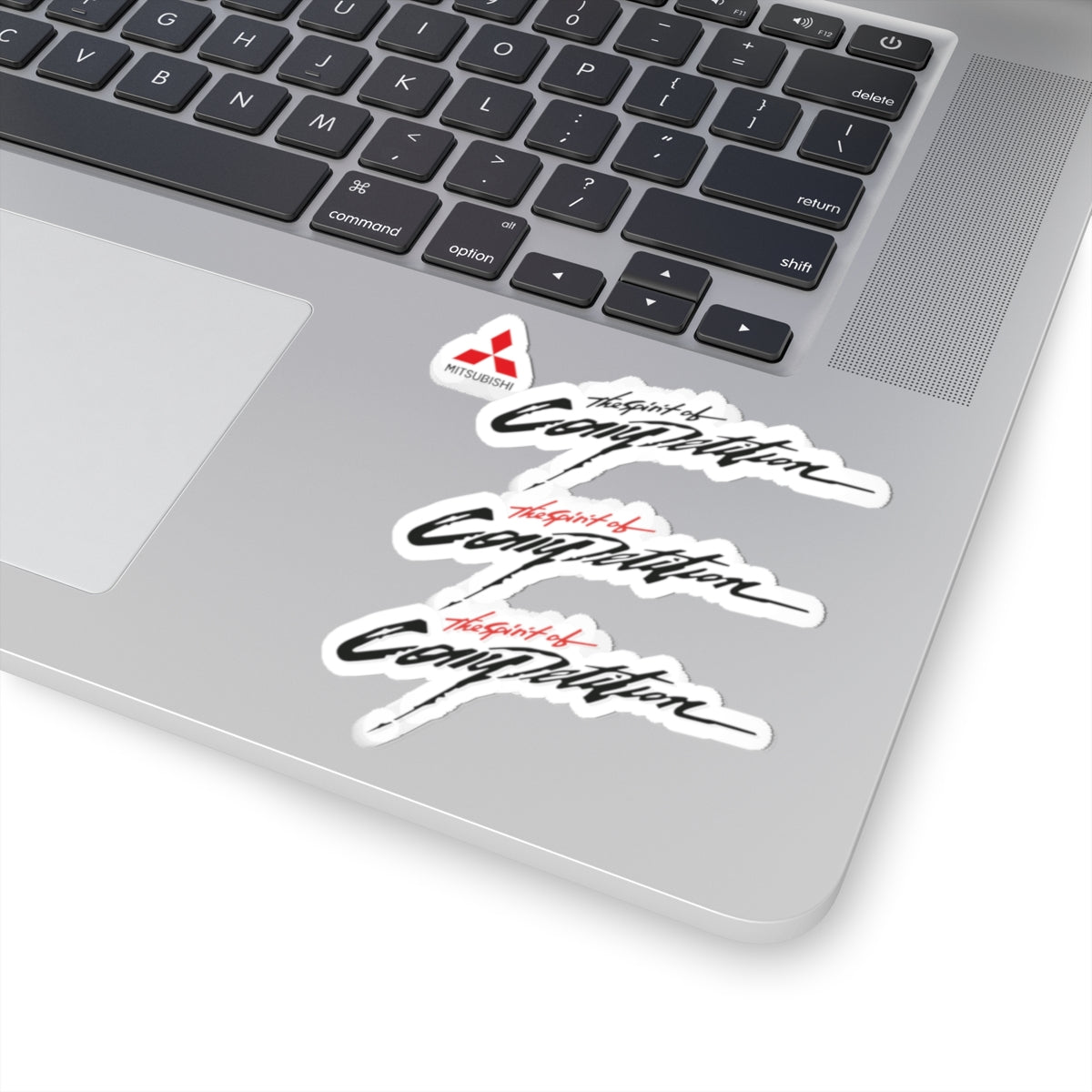 Mitsubishi Spirit of Competition Kiss-Cut Sticker | JDM Rally Car Decal | Evo Tuner Laptop & Car Sticker