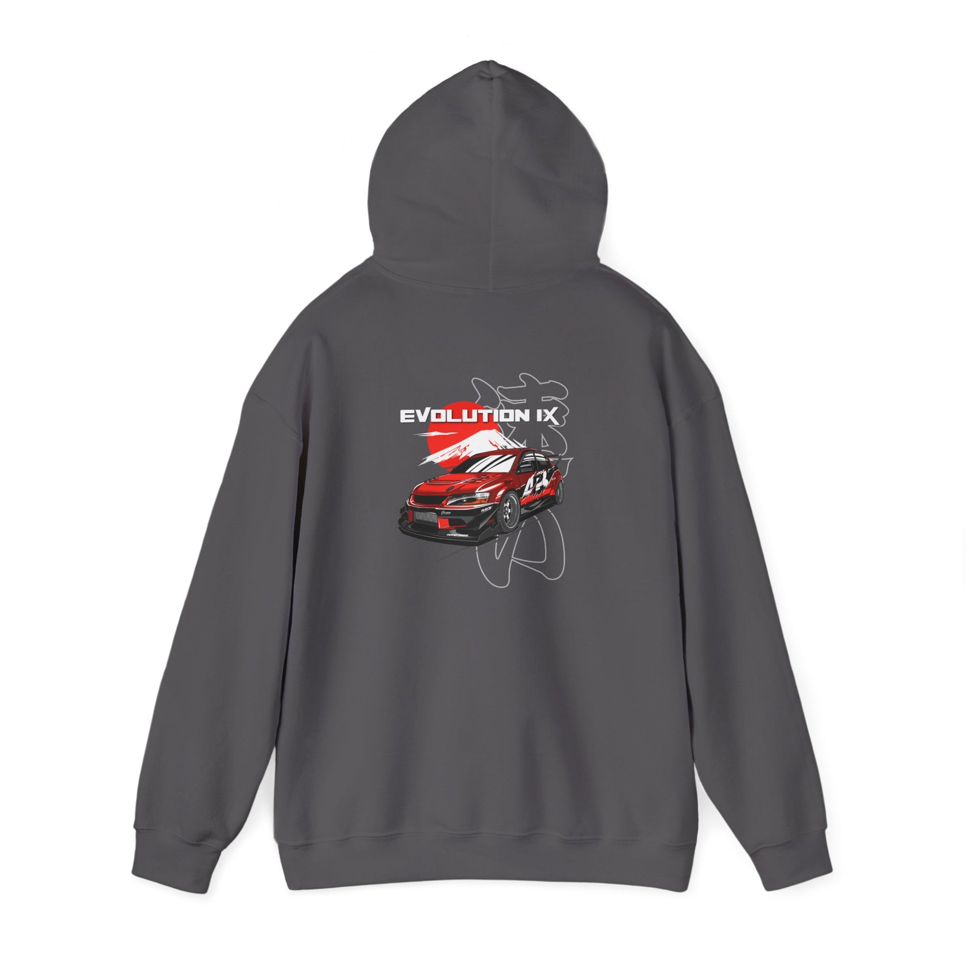 Tokyo Drift Mitsubishi EVO IX Hoodie | JDM Street Racer Pullover | Car Culture Hooded Sweatshirt