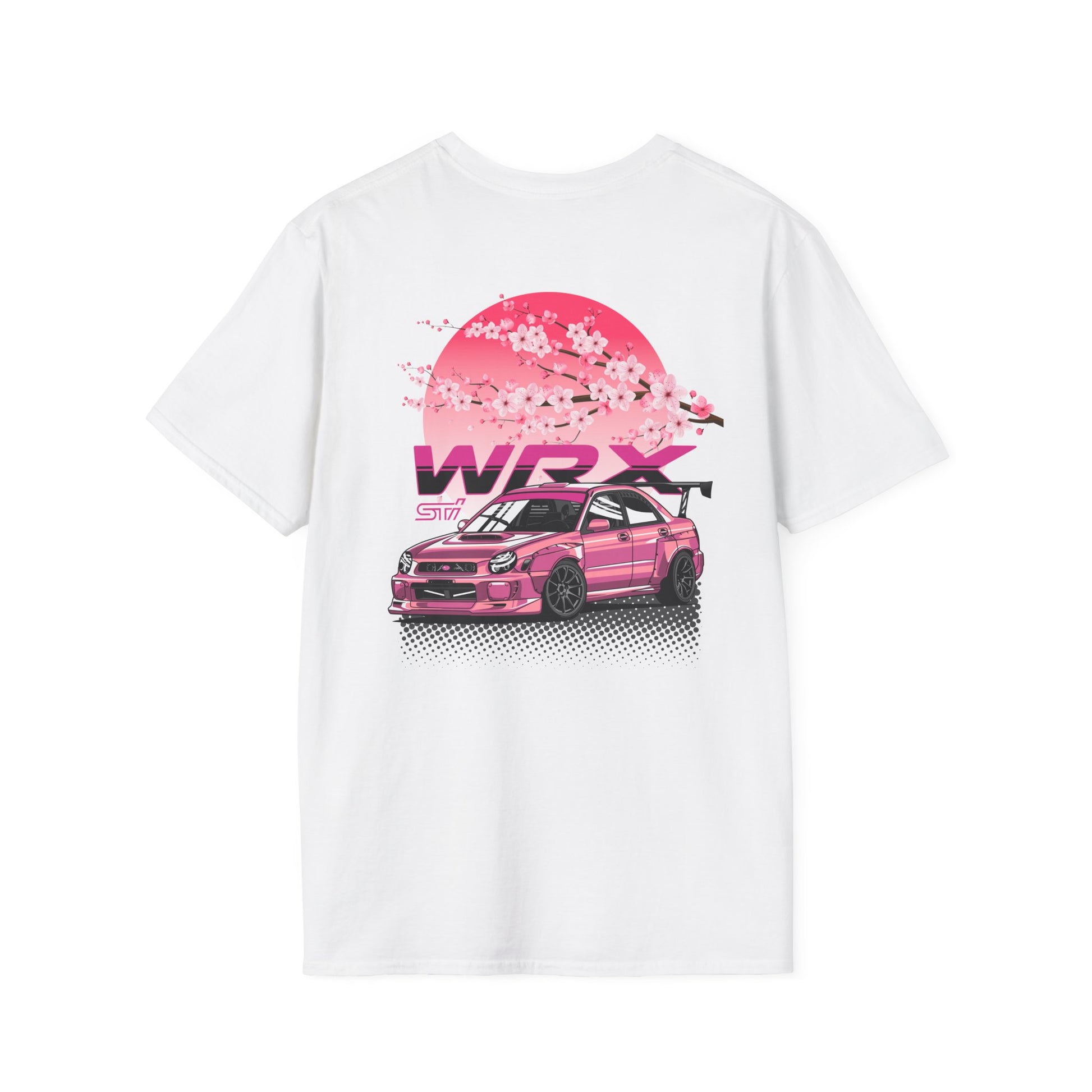 Subaru WRX STI Sakura T-Shirt | JDM Street Racer Tee | Cherry Blossom Drift Car Shirt | Turbo Boxer Engine Gift