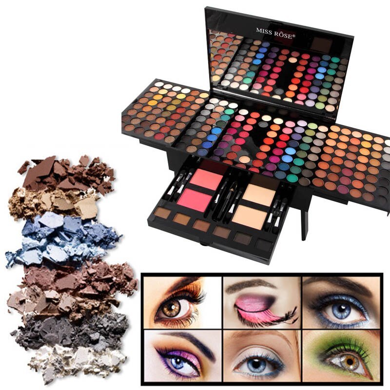 180-Color All-in-One Makeup Palette – Eyeshadow, Blush, Contour & Powder Set