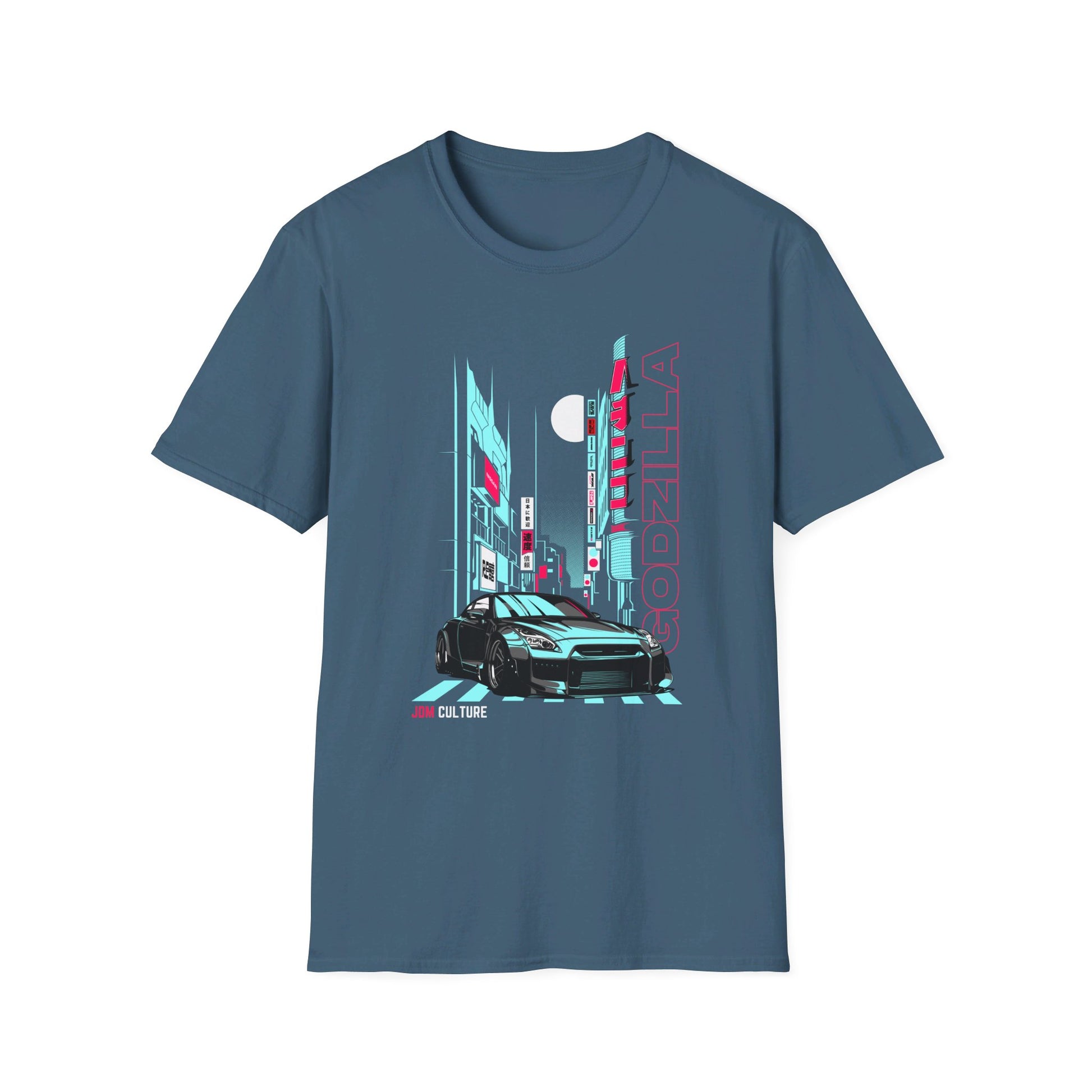 JDM Culture R35 Godzilla City T-Shirt – Unleash the Beast on the Streets