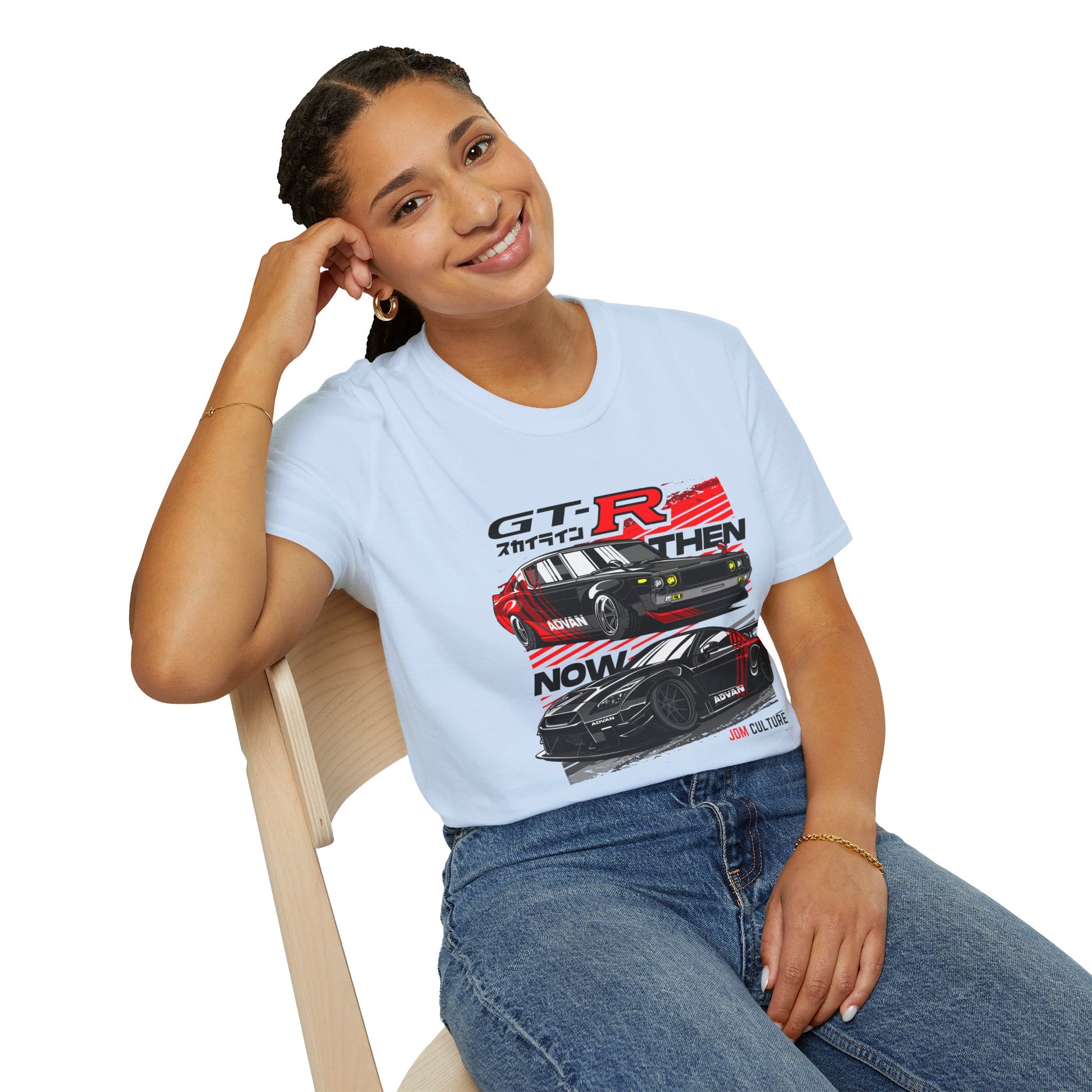 JDM Culture GTR Then and Now T-Shirt – A Tribute to Generations of Performance