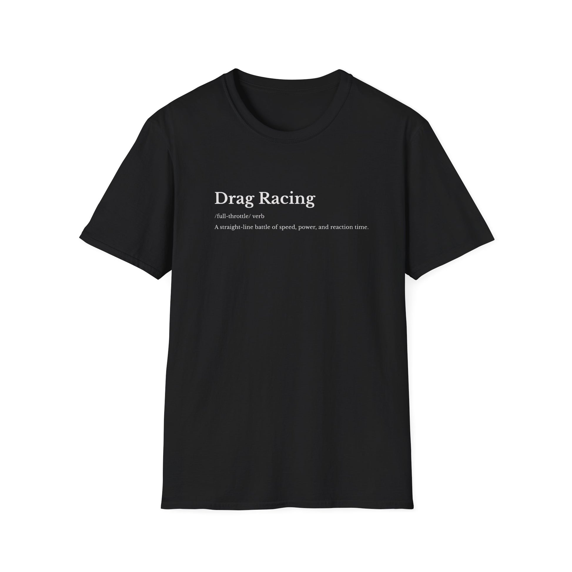 Drag Racing Definition Shirt | Quarter Mile Racing T-Shirt | Muscle Car Enthusiast Gift | Motorsports Tee