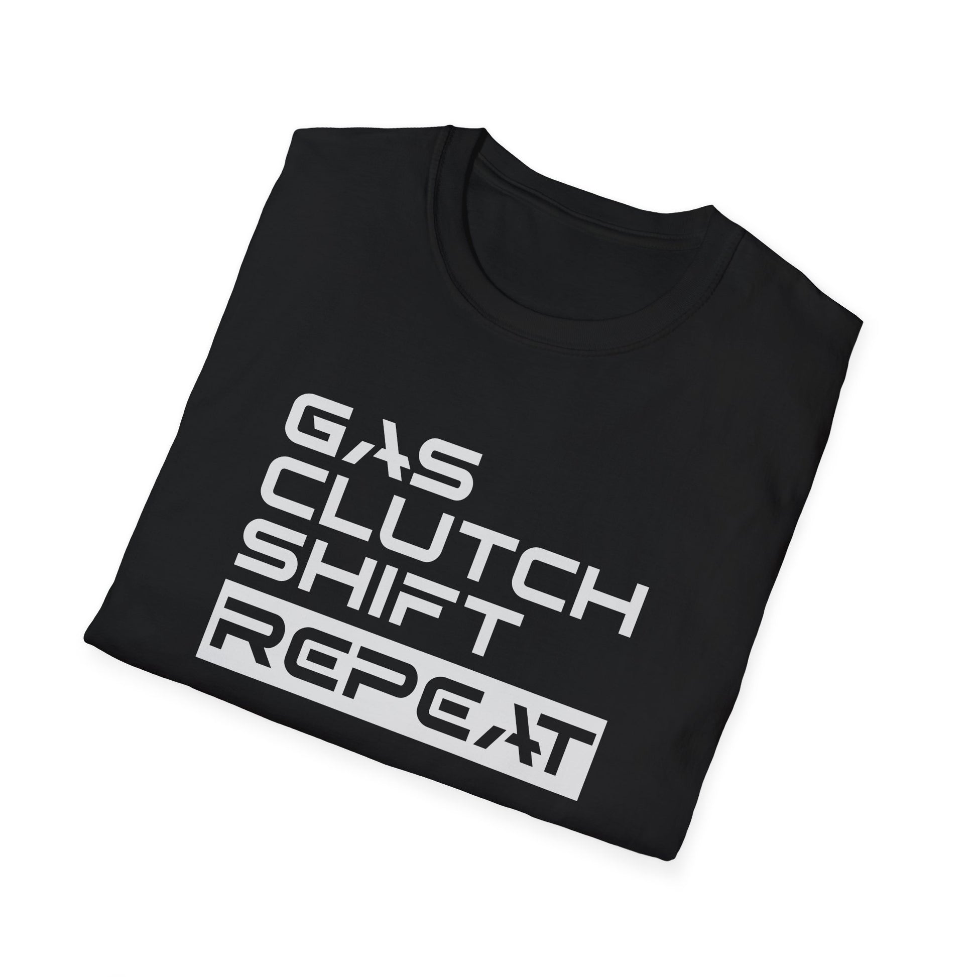 Gas, Clutch, Shift, Repeat T-Shirt, Manual Transmission Shirt