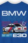 BMW E30 Tee | 80s BMW 3 Series Streetwear | Classic German Car Shirt Tuning Techniques