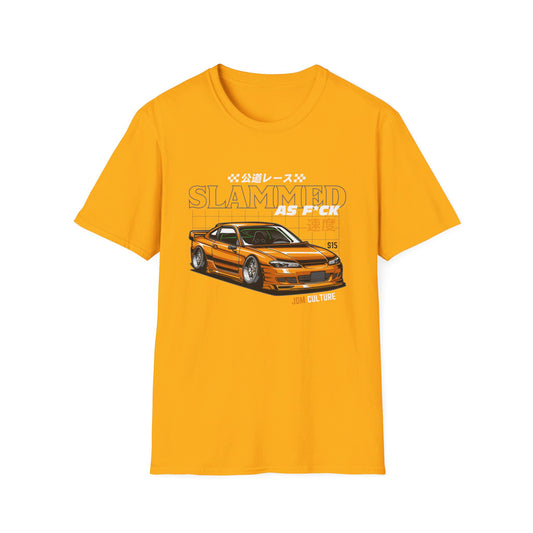 JDM Culture Slammed S15 T-Shirt – Low and Loud, the Ultimate Stance