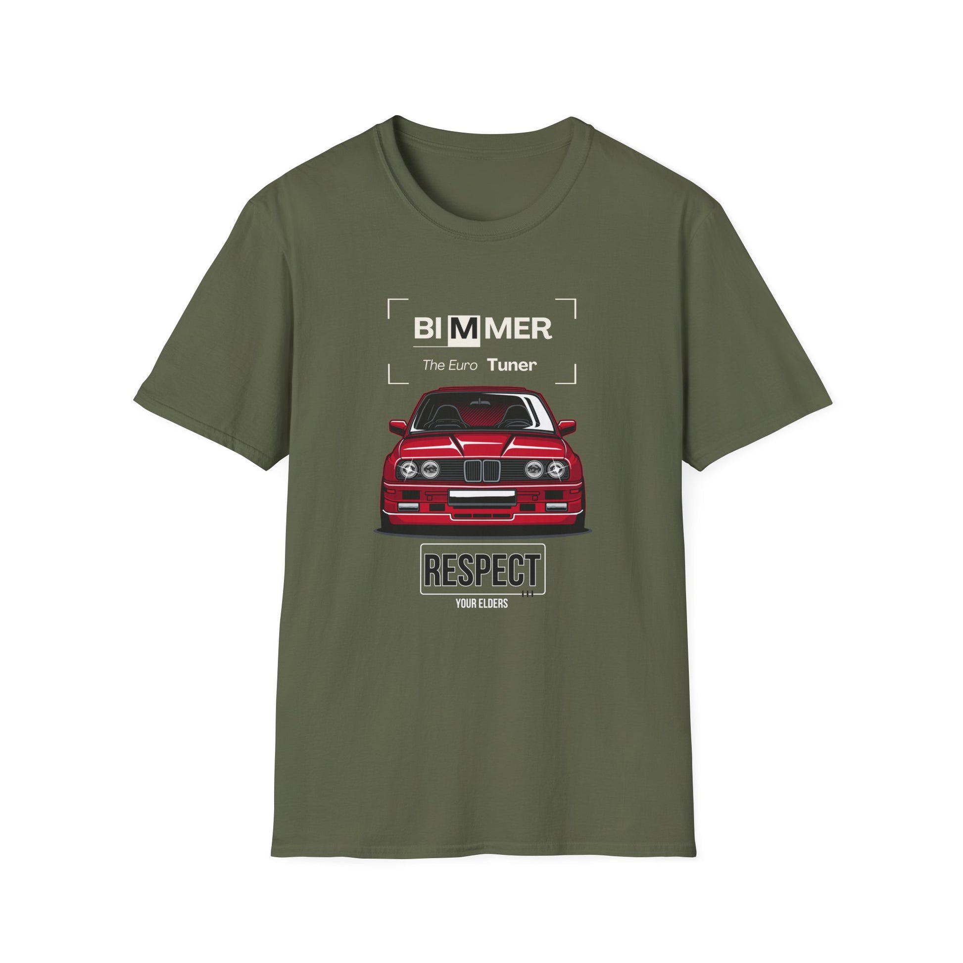 Bimmer E30 Euro Tuner T-Shirt with European Style