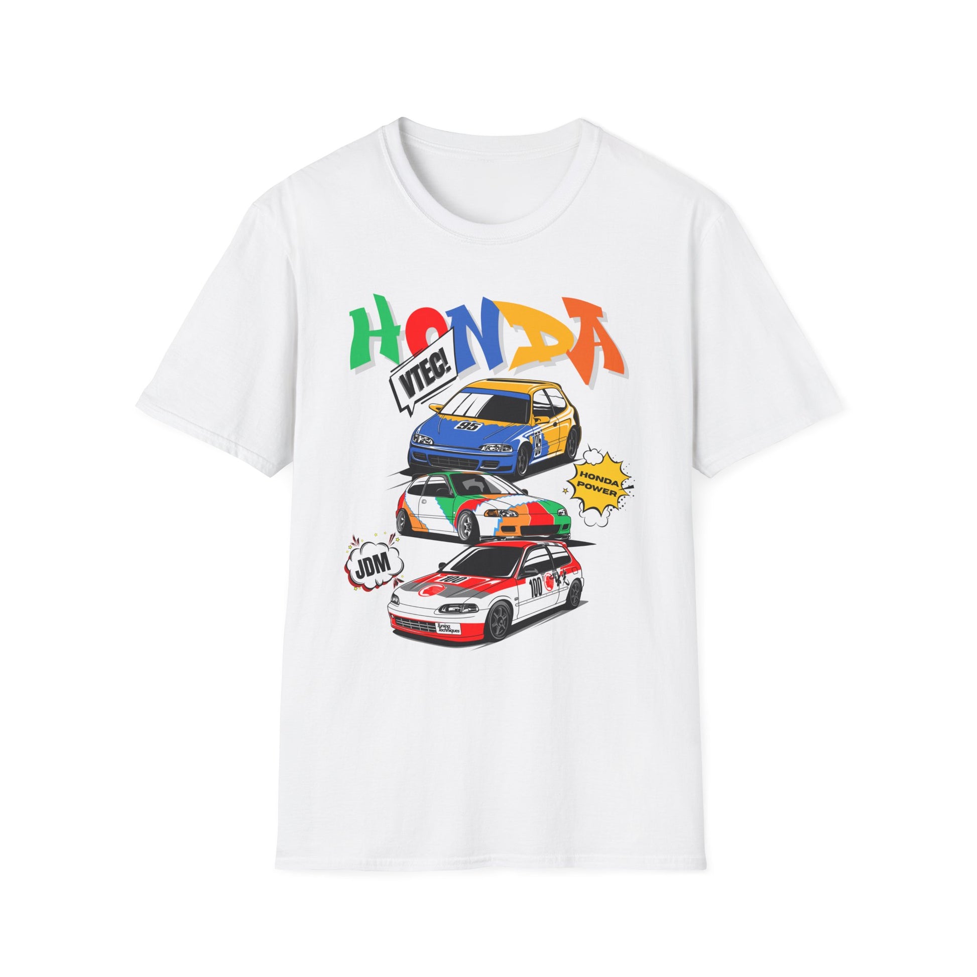 Honda EG Civic VTEC T-Shirt JDM Hatchback Legend • Classic 90s Civic Gift