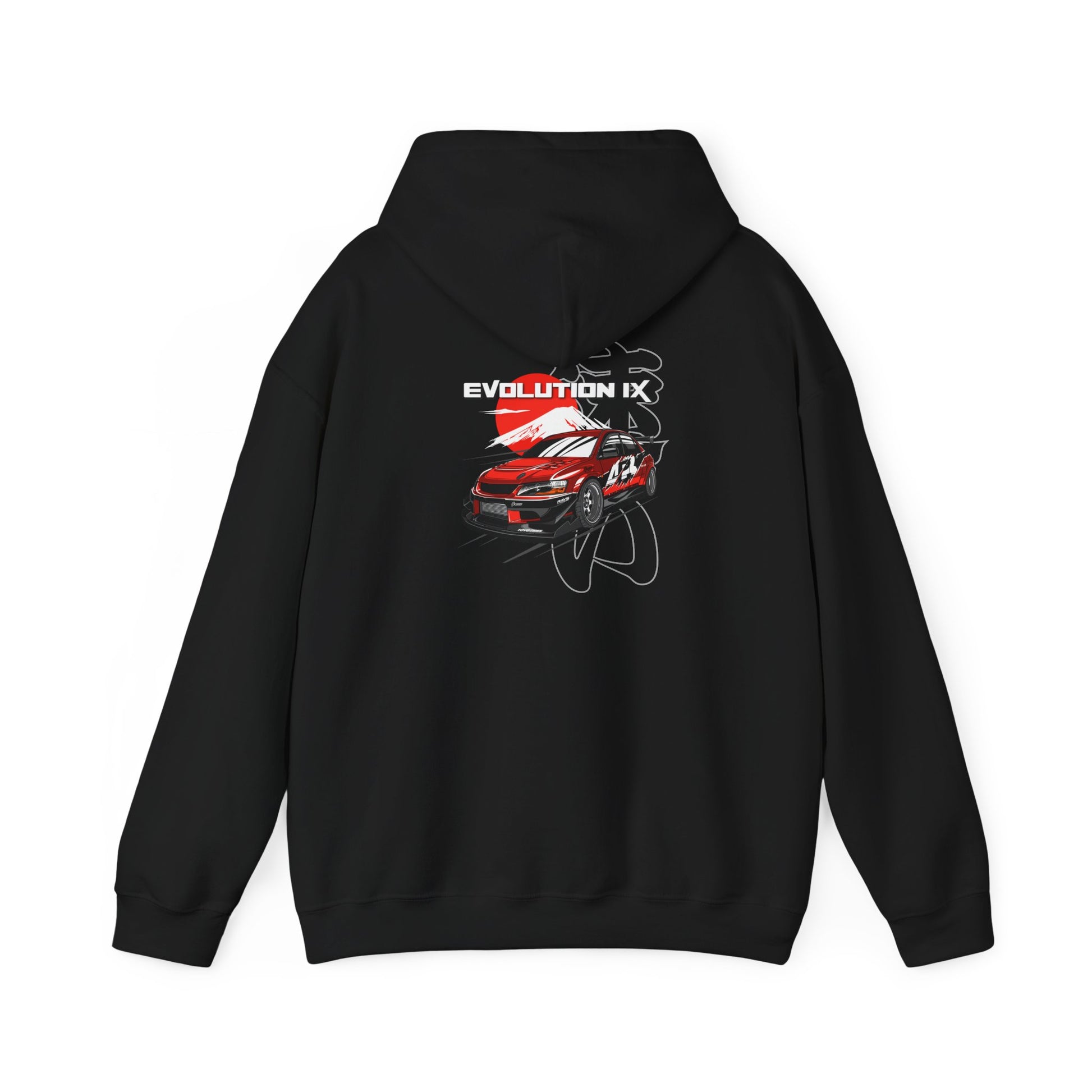Tokyo Drift Mitsubishi EVO IX Hoodie | JDM Street Racer Pullover | Car Culture Hooded Sweatshirt