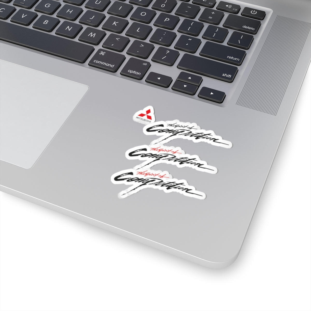 Mitsubishi Spirit of Competition Kiss-Cut Sticker | JDM Rally Car Decal | Evo Tuner Laptop & Car Sticker