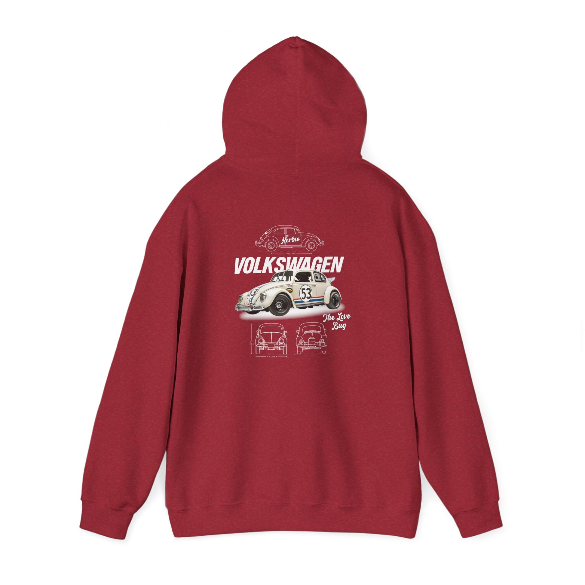 Herbie 1963 Volkswagen Beetle Hoodie