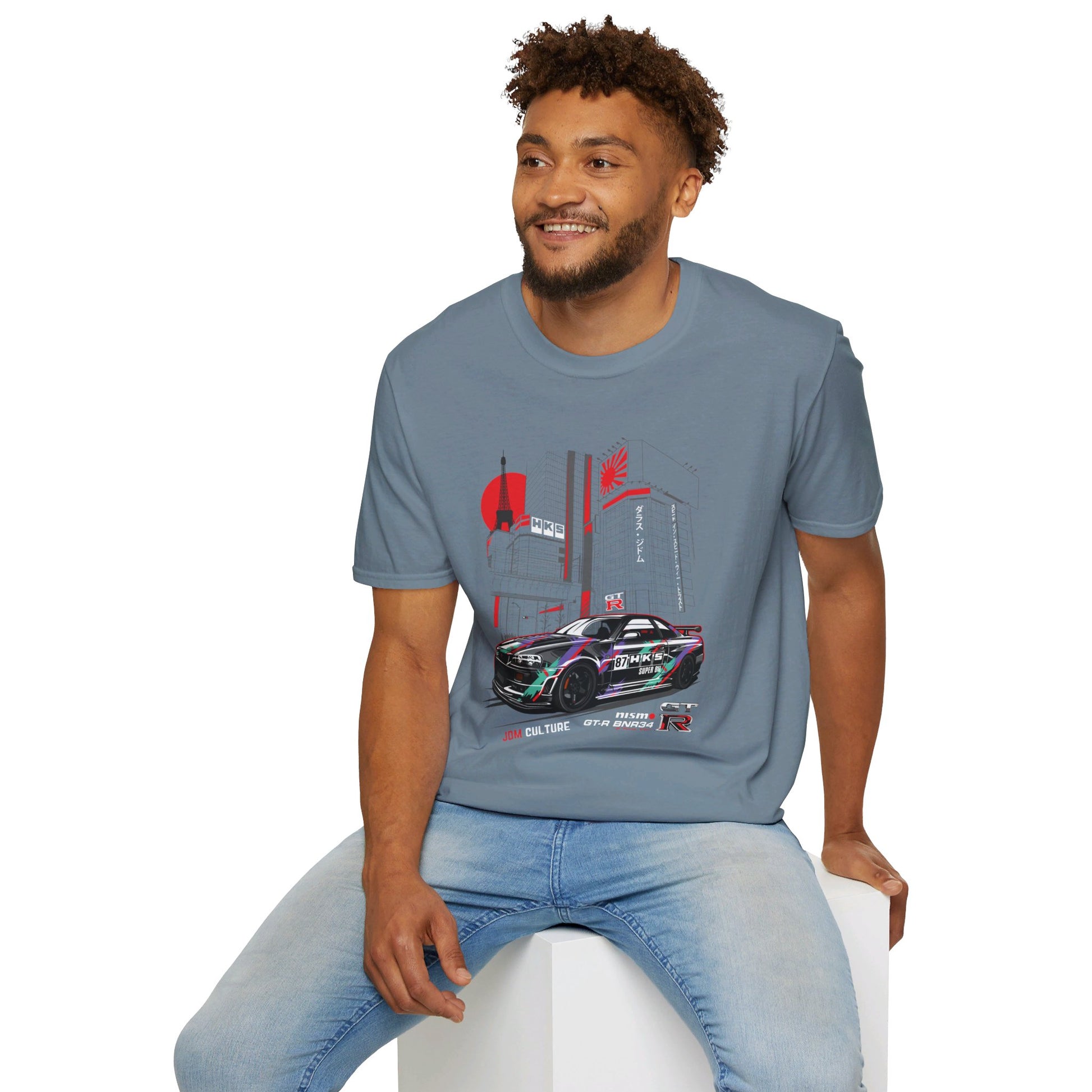 Unleash the Spirit of the Streets with the JDM Culture HKS R34 City T-Shirt