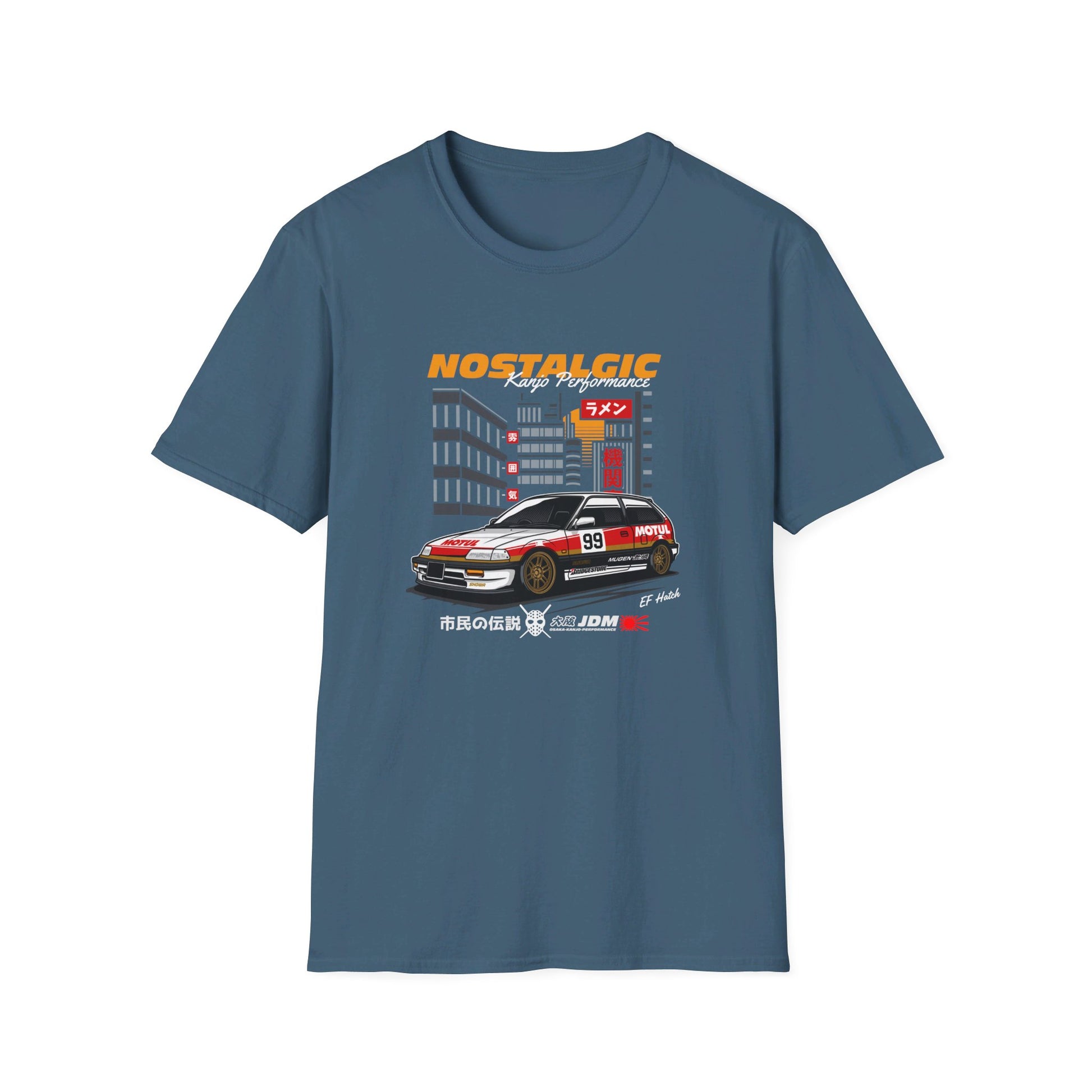 Nostalgic Honda Civic EF Hatch T-Shirt Celebrate a Classic JDM Icon
