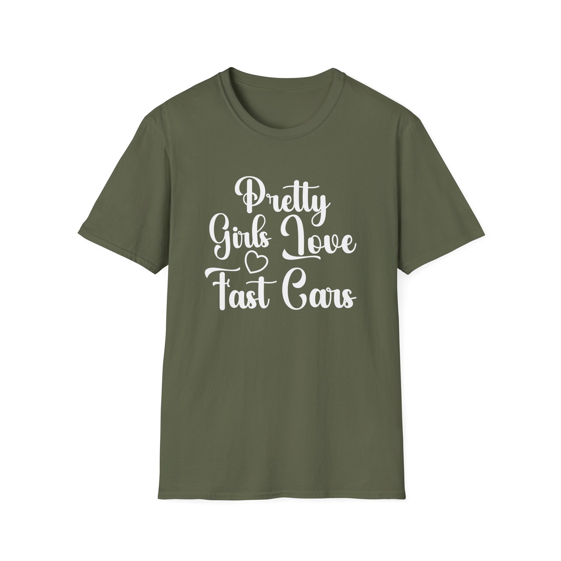 Pretty Girls Love Fast Cars T-Shirt | Car Girl Tee | Automotive Lifestyle Gift
