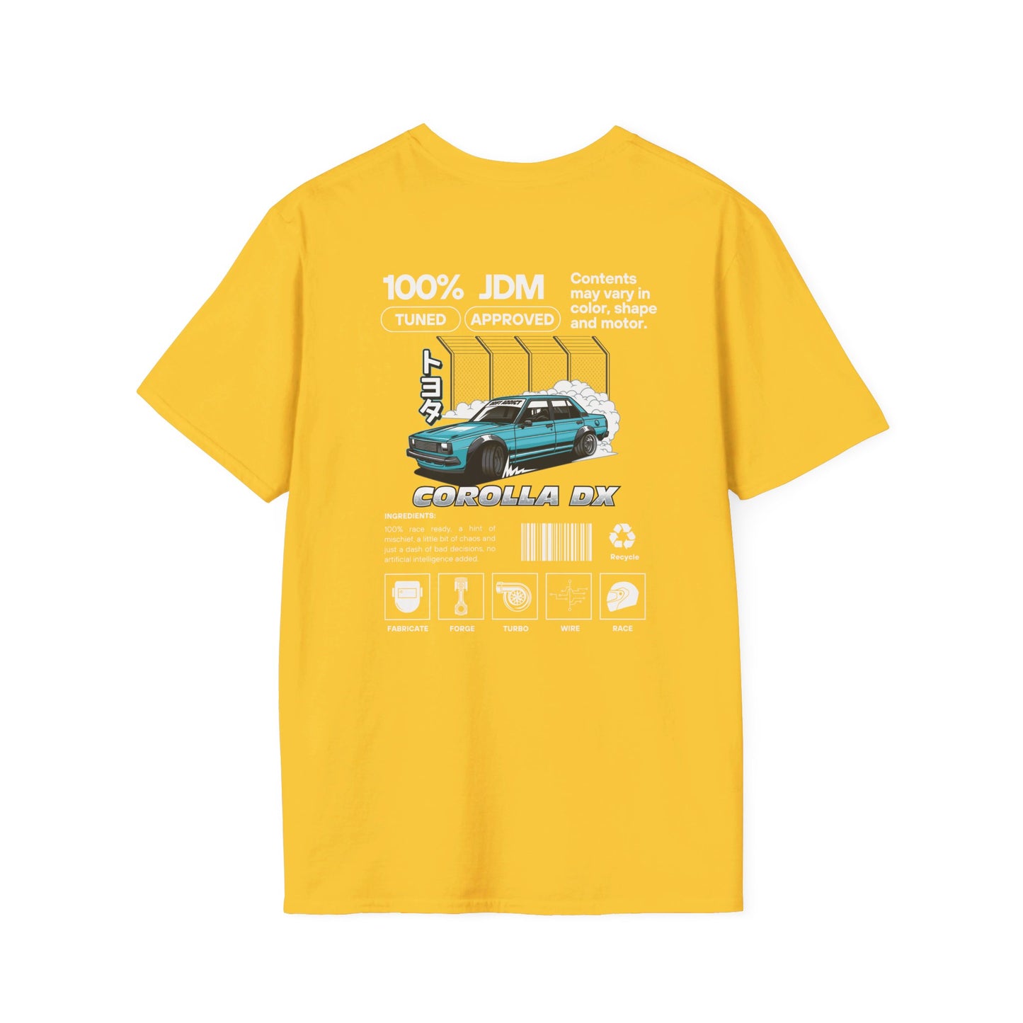 JDM Approved Corolla DX Package T-Shirt – Embrace the Classic JDM Charm