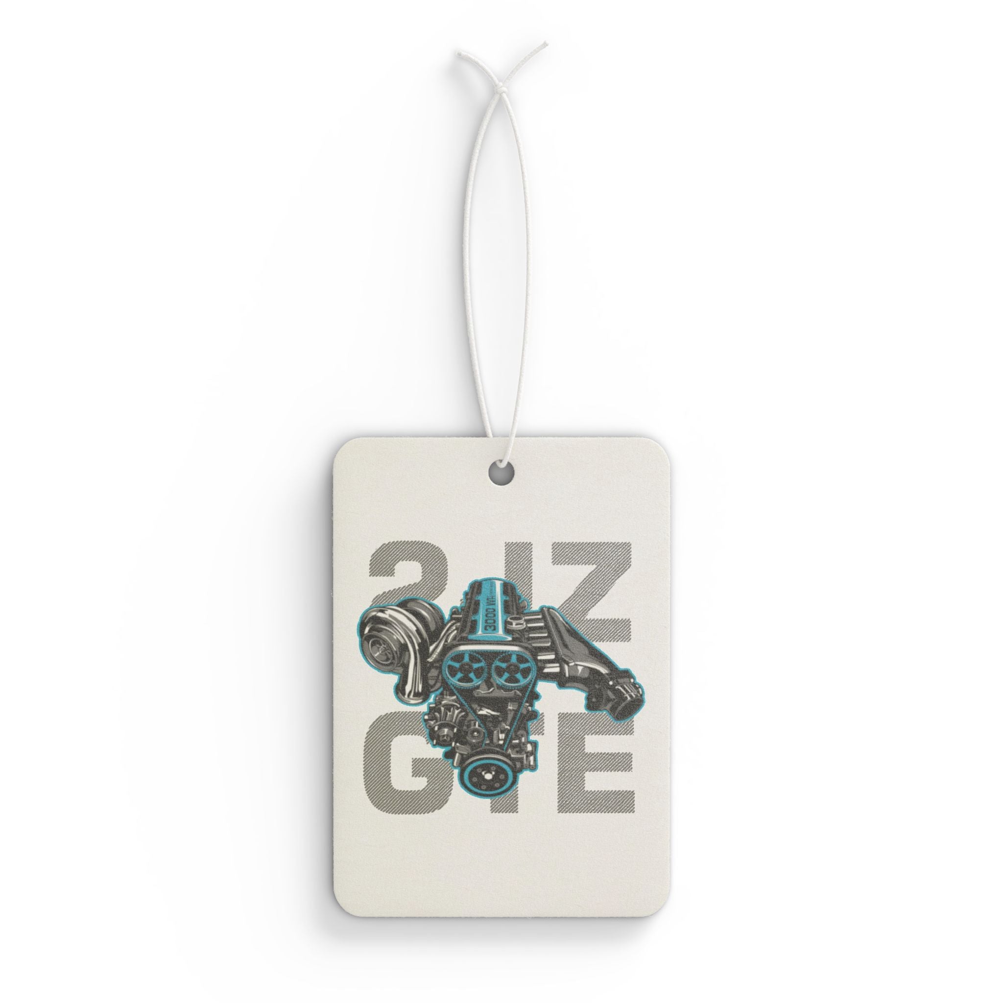 2JZ-GTE Engine Air Freshener – Black Ice, Pine, New Car Scent