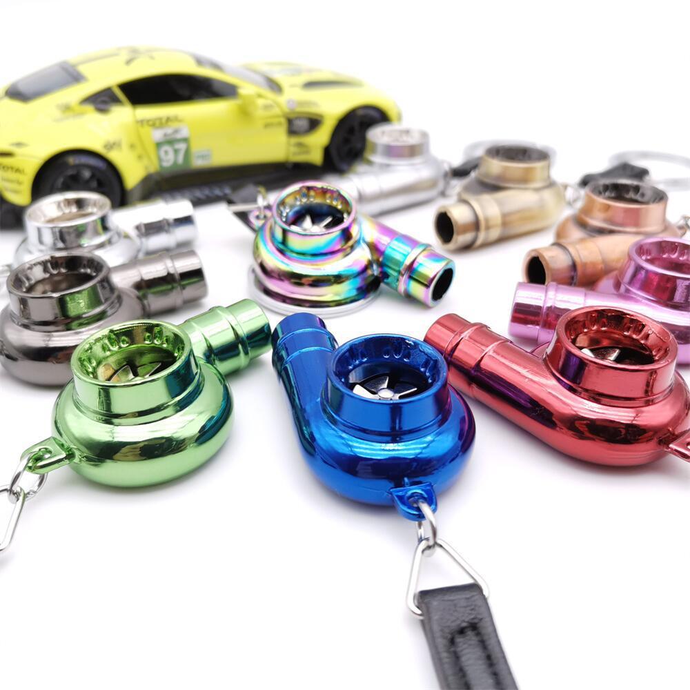 Turbo Whistle Keychain – Alloy Metal Simulation Turbo Model for Car Enthusiasts (1pc)
