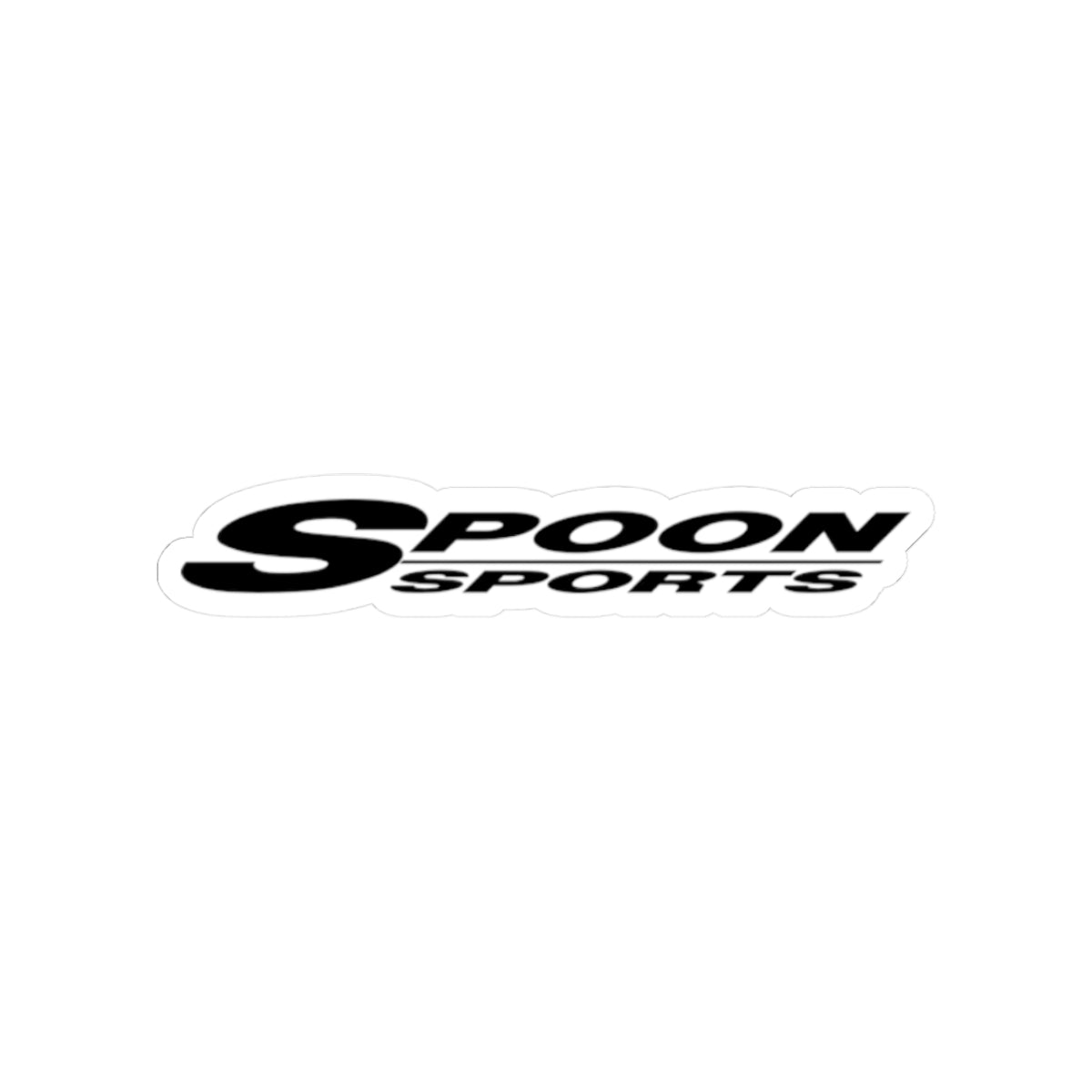 Spoon Sports Kiss-Cut Sticker – JDM Car Decal & Laptop Sticker