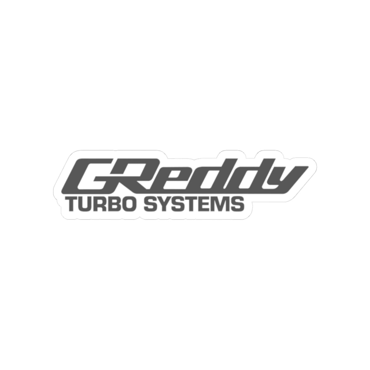 Greddy Turbo Systems Kiss-Cut Sticker | JDM Car Tuning Decal | Turbocharger Laptop & Car Sticker