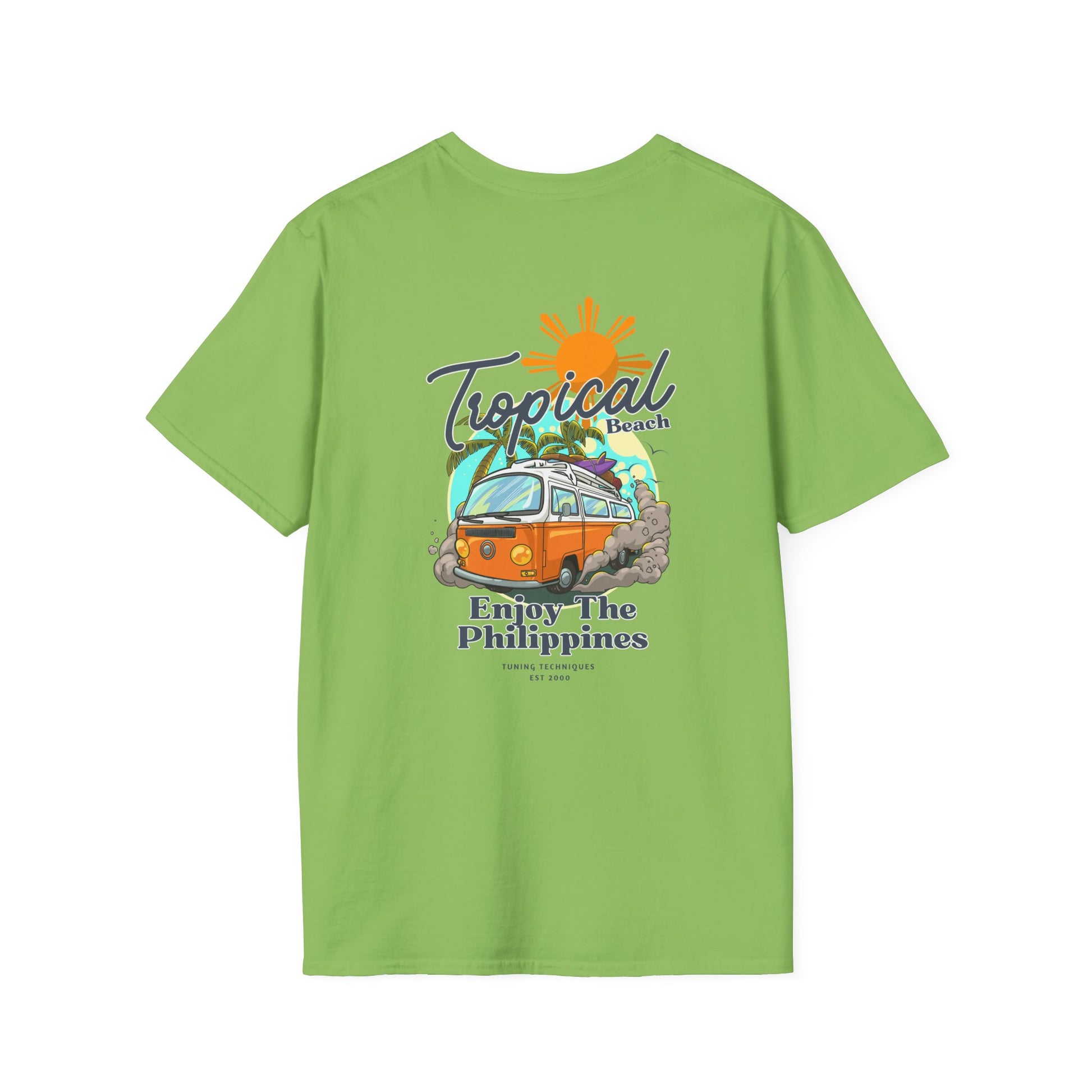 Tropical Beach Vibes Retro Edition T-Shirt