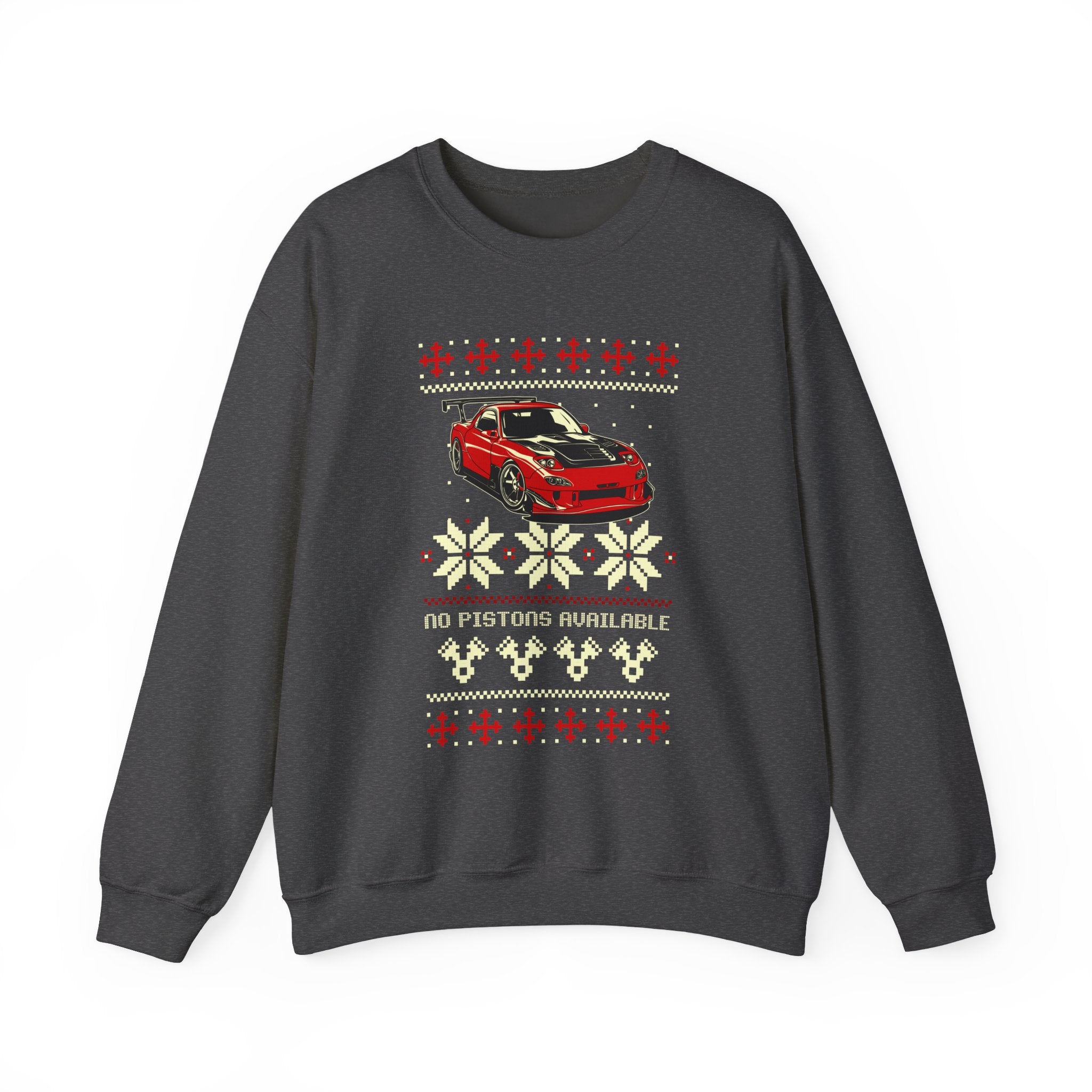 Ugly Christmas RX-7 FD Sweatshirt | Rotary Engine Christmas Sweater | JDM Holiday Jumper | Mazda RX7 Gift