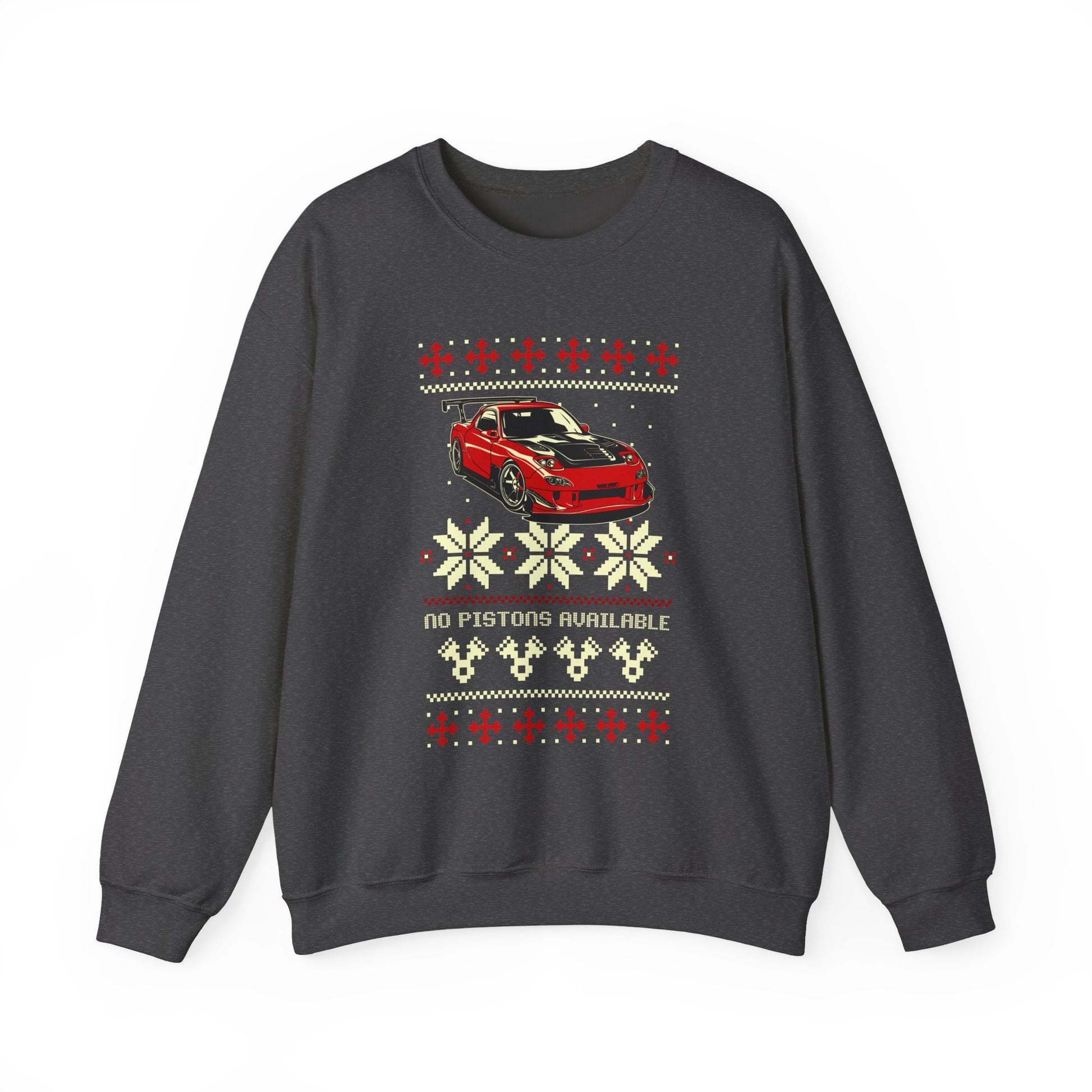 Ugly Christmas RX-7 FD Sweatshirt | Rotary Engine Christmas Sweater | JDM Holiday Jumper | Mazda RX7 Gift