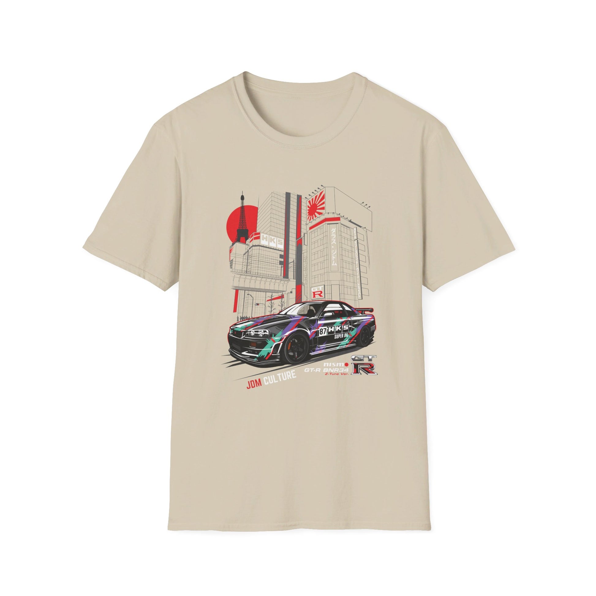 Unleash the Spirit of the Streets with the JDM Culture HKS R34 City T-Shirt