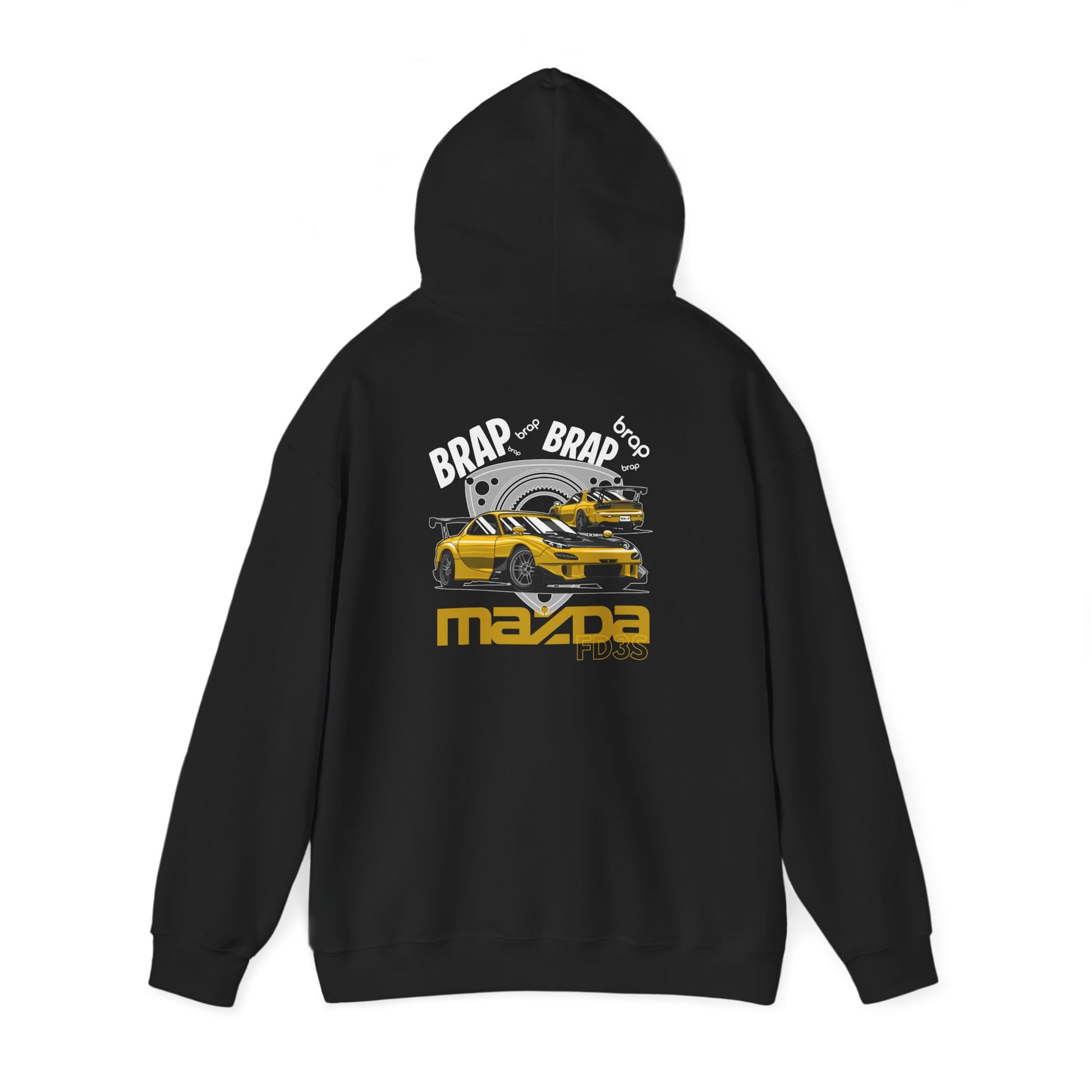 Brap Brap Mazda RX-7 FD3S Hooded Sweatshirt