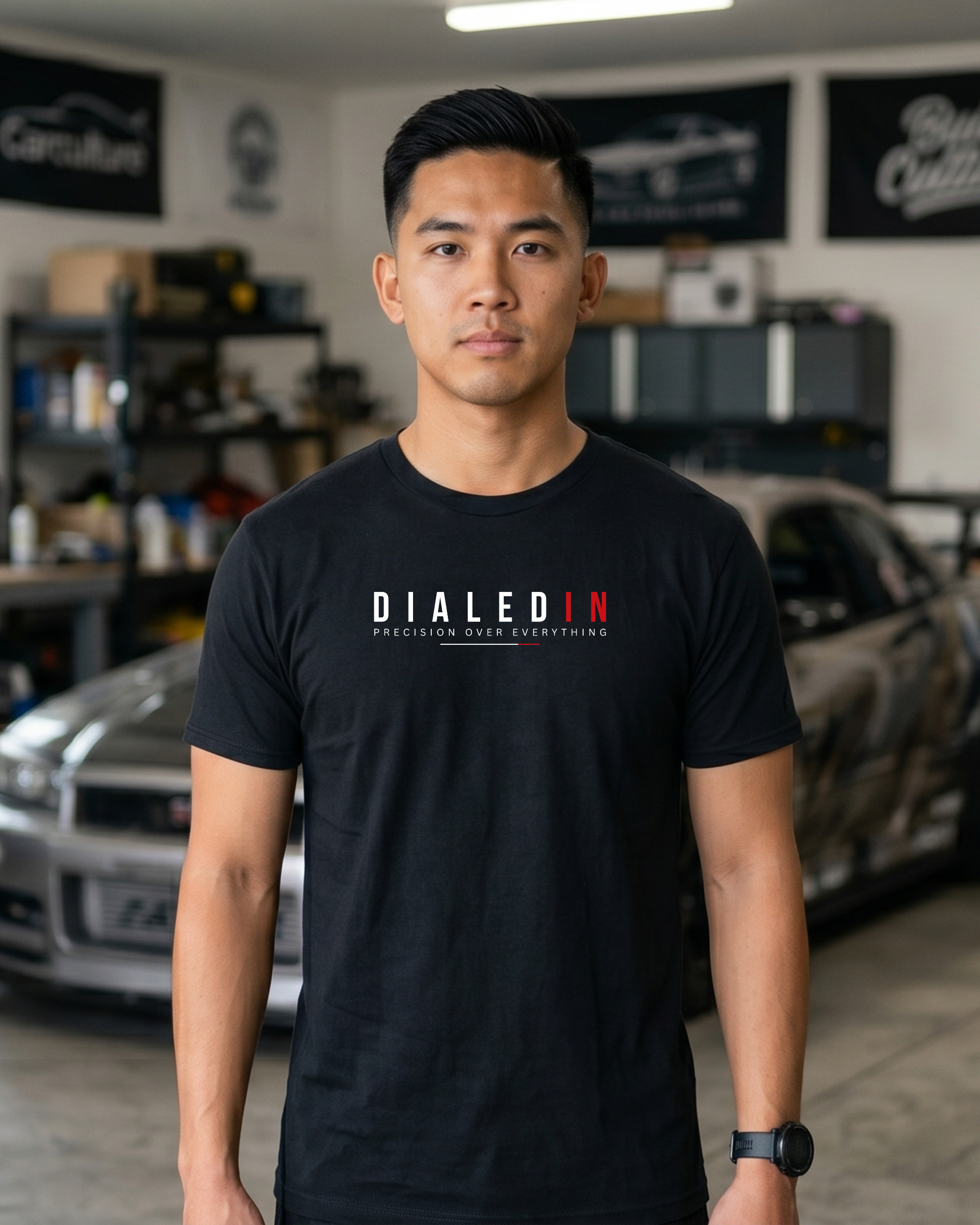 Dialed In Tee | Precision Over Everything Minimalist Streetwear Tuning Techniques