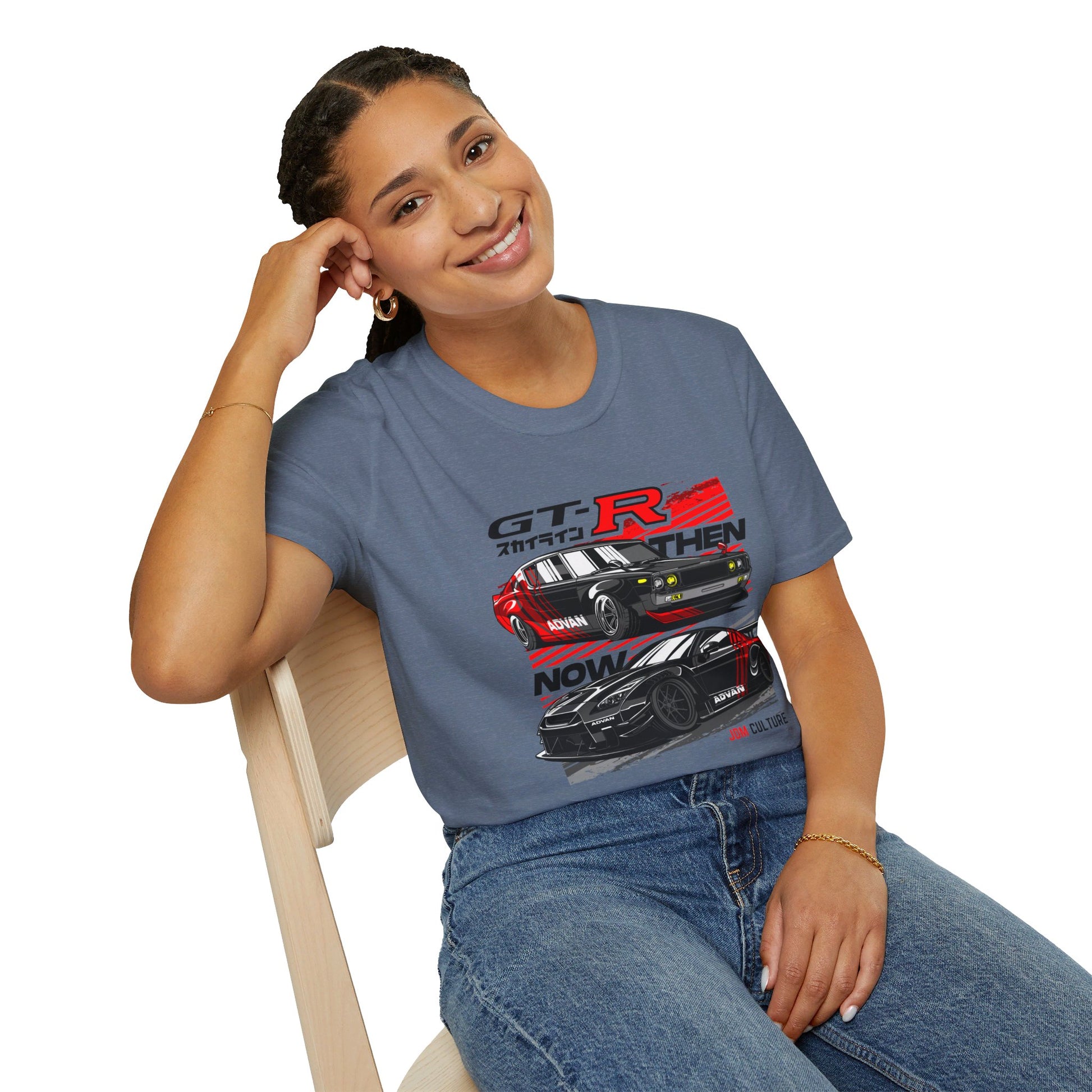 JDM Culture GTR Then and Now T-Shirt – A Tribute to Generations of Performance
