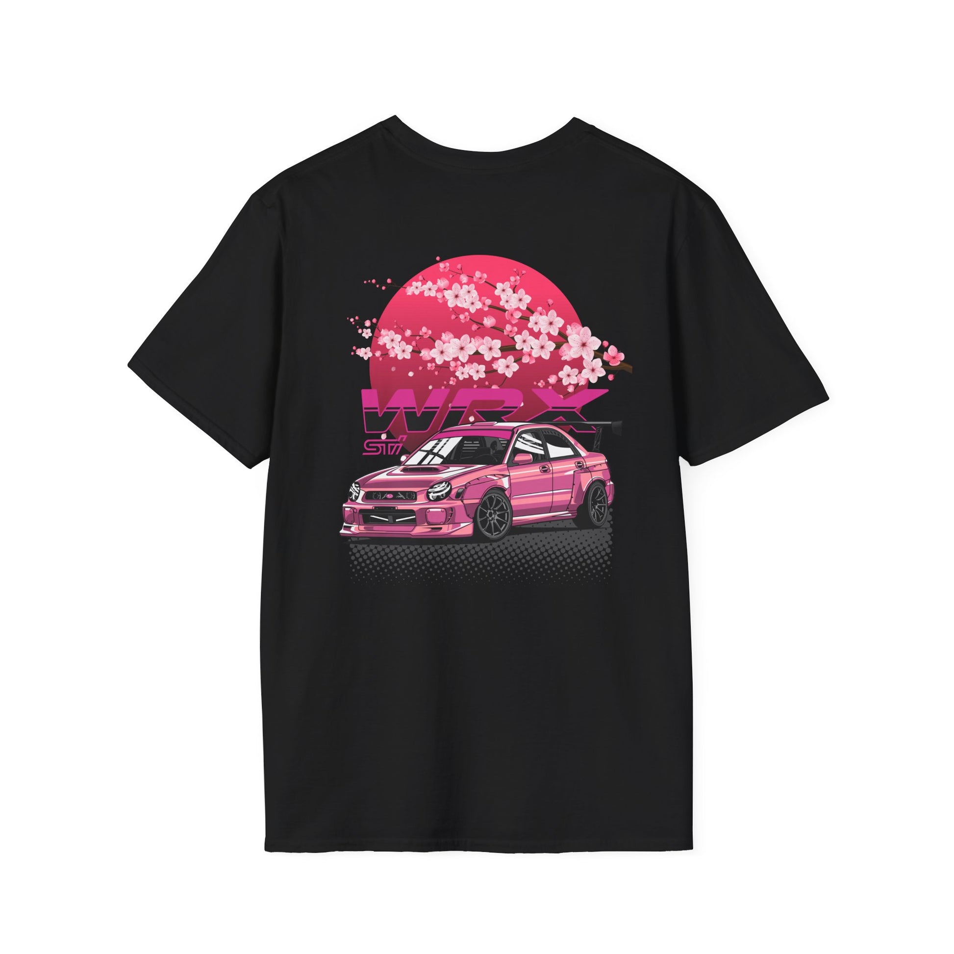 Subaru WRX STI Sakura T-Shirt | JDM Street Racer Tee | Cherry Blossom Drift Car Shirt | Turbo Boxer Engine Gift
