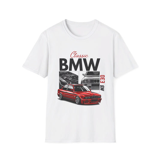 Classic BMW E30 T-Shirt– Timeless Performance, Iconic Design