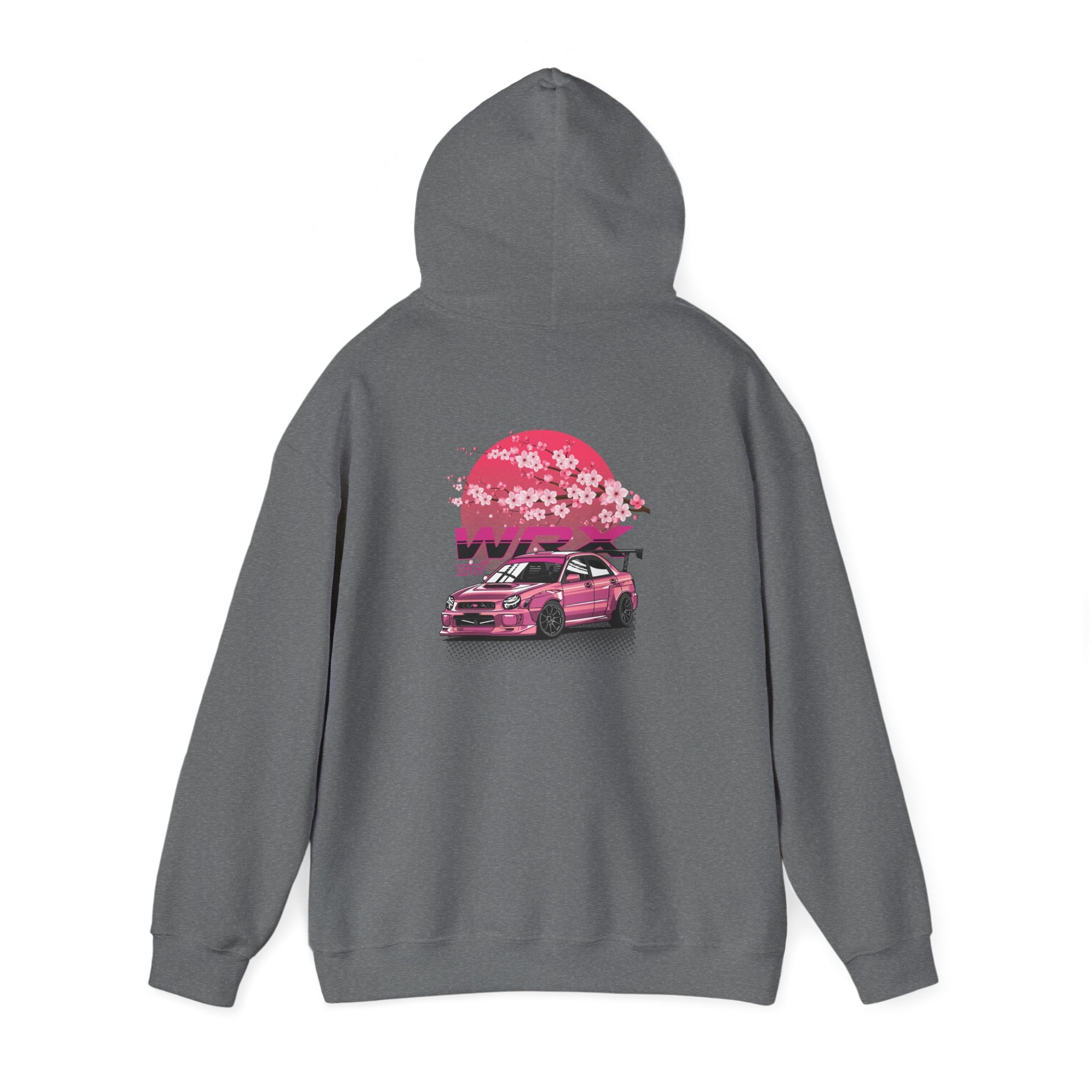 Subaru WRX STI Sakura Hoodie | JDM Cherry Blossom Drift Hoodie | Turbo Boxer Engine Pullover | Street Racer Gift