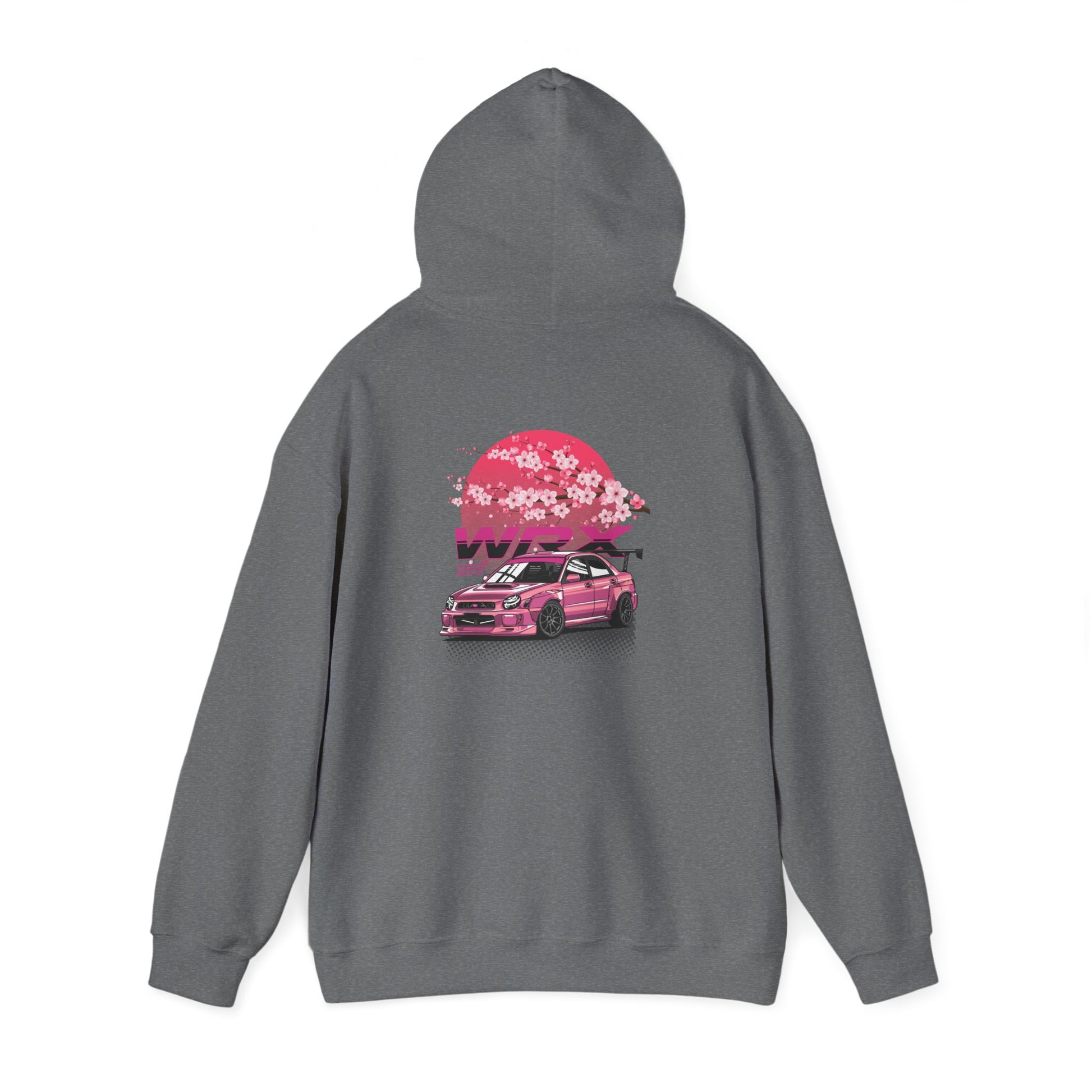 Subaru WRX STI Sakura Hoodie | JDM Cherry Blossom Drift Hoodie | Turbo Boxer Engine Pullover | Street Racer Gift