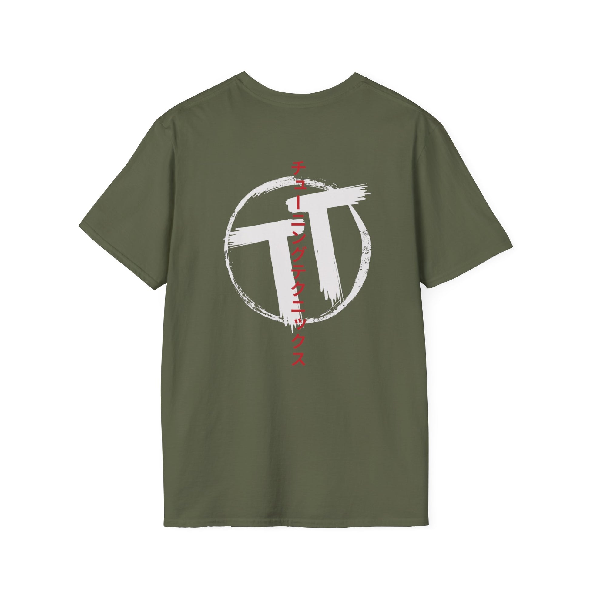 Zen Circle Katakana Logo T-Shirt – Tuning Techniques JDM Street Style