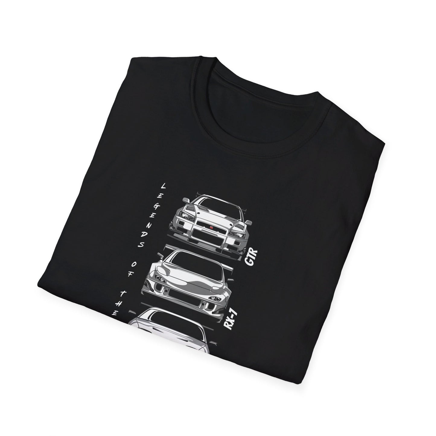 Legends of the Nineties T-Shirt – Nissan GT-R, Mazda RX-7, Acura NSX, Toyota Supra