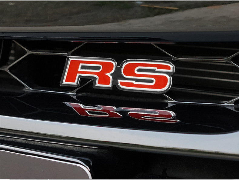 Acrylic 3D car Badge | RS and Mugen labeling