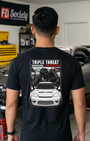 Triple Threat 20B Tee | Rotary Powered RX7 Streetwear Shirt Tuning Techniques