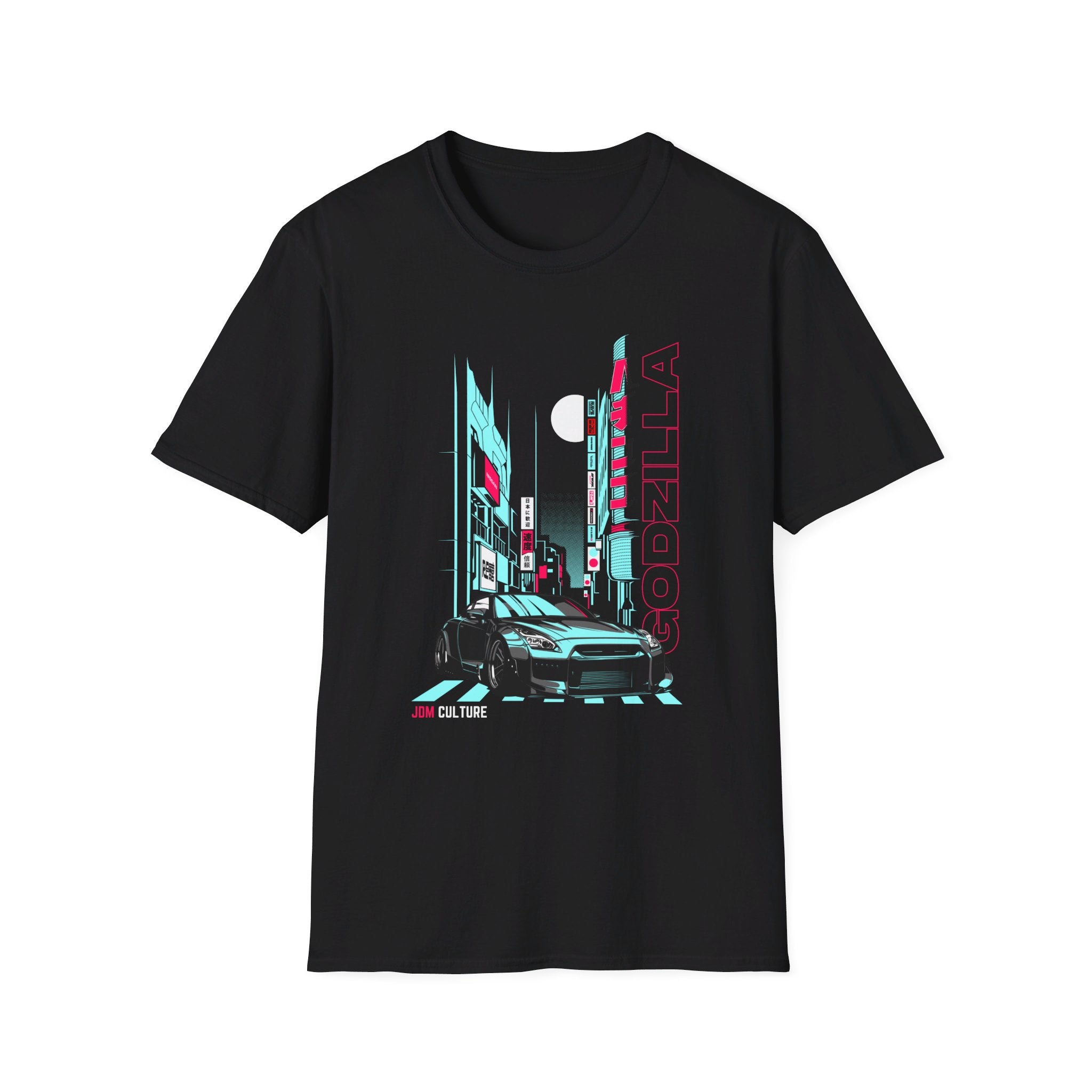 JDM Culture R35 Godzilla City T-Shirt – Unleash the Beast on the Streets