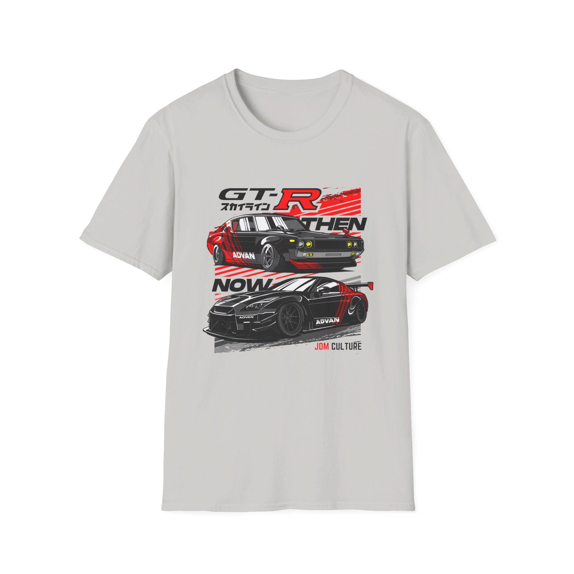 JDM Culture GTR Then and Now T-Shirt – A Tribute to Generations of Performance