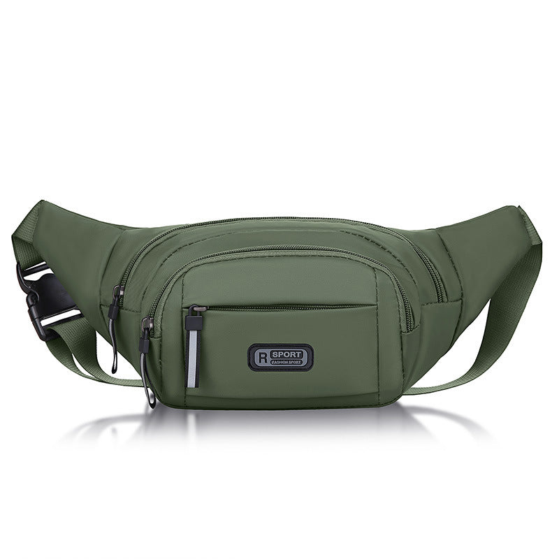Men’s Nylon Waist Bag – Lightweight, Water-Resistant Travel Pouch