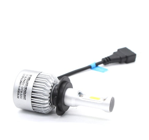 S2 LED Headlights - 8000LM COB Chips, 6500K Cool White, 360° Beam Angle