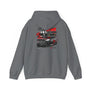 JDM Culture GT-R Then and Now Hoodie with Racing Car Design
